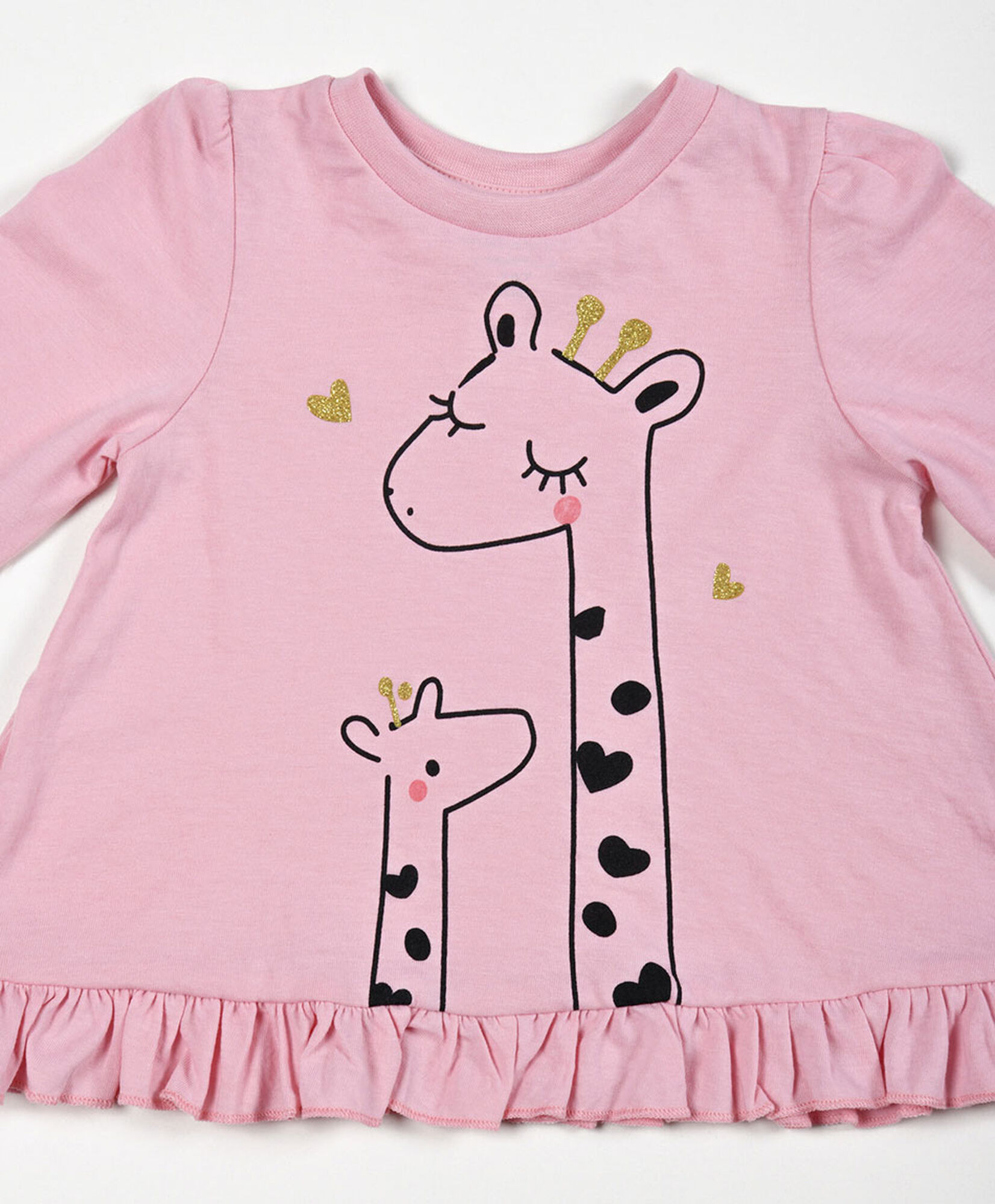 Polera bebé jirafa manga larga Polera bebé jirafa manga larga