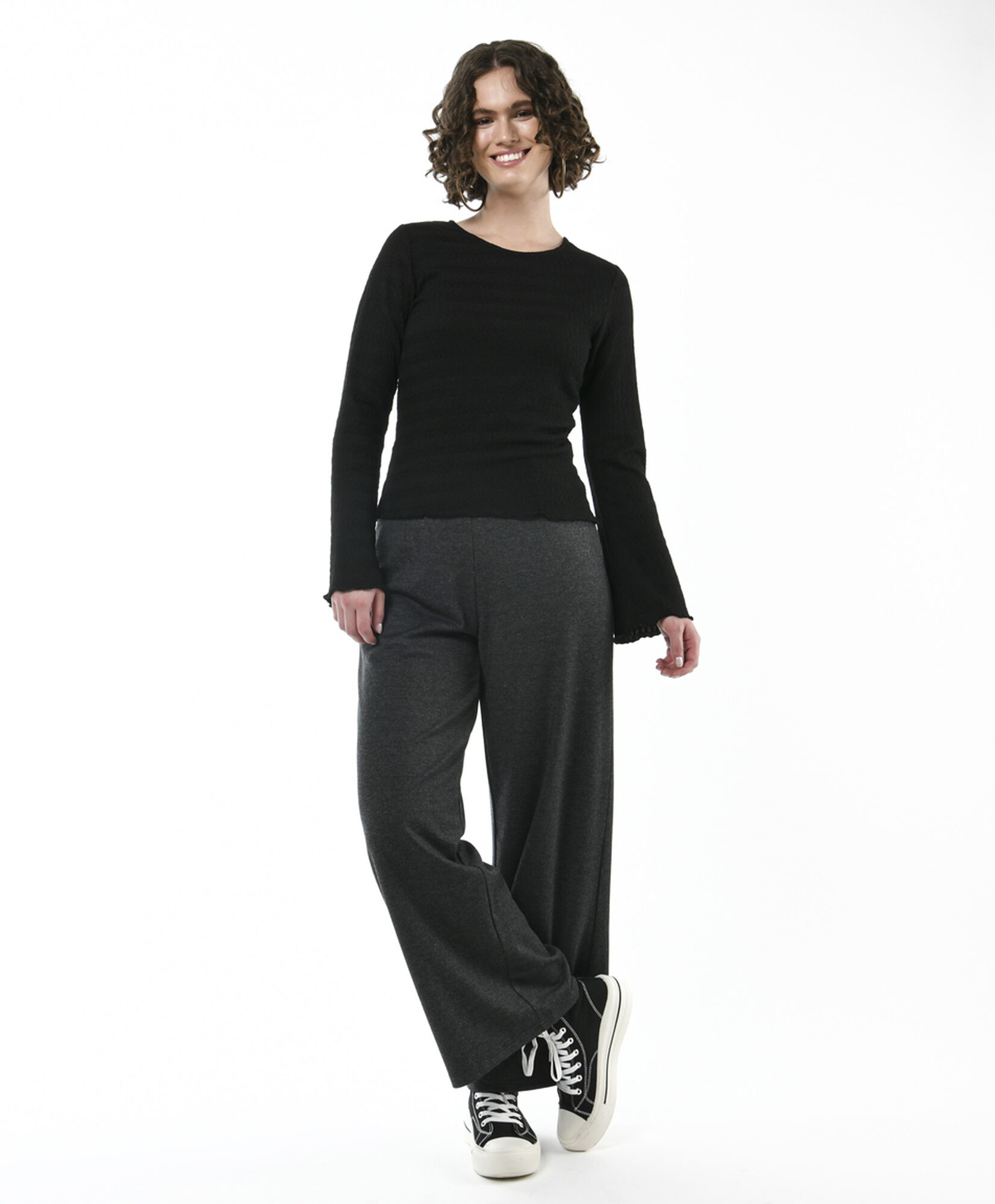 Pantalón mujer liso wide Pantalón mujer liso wide