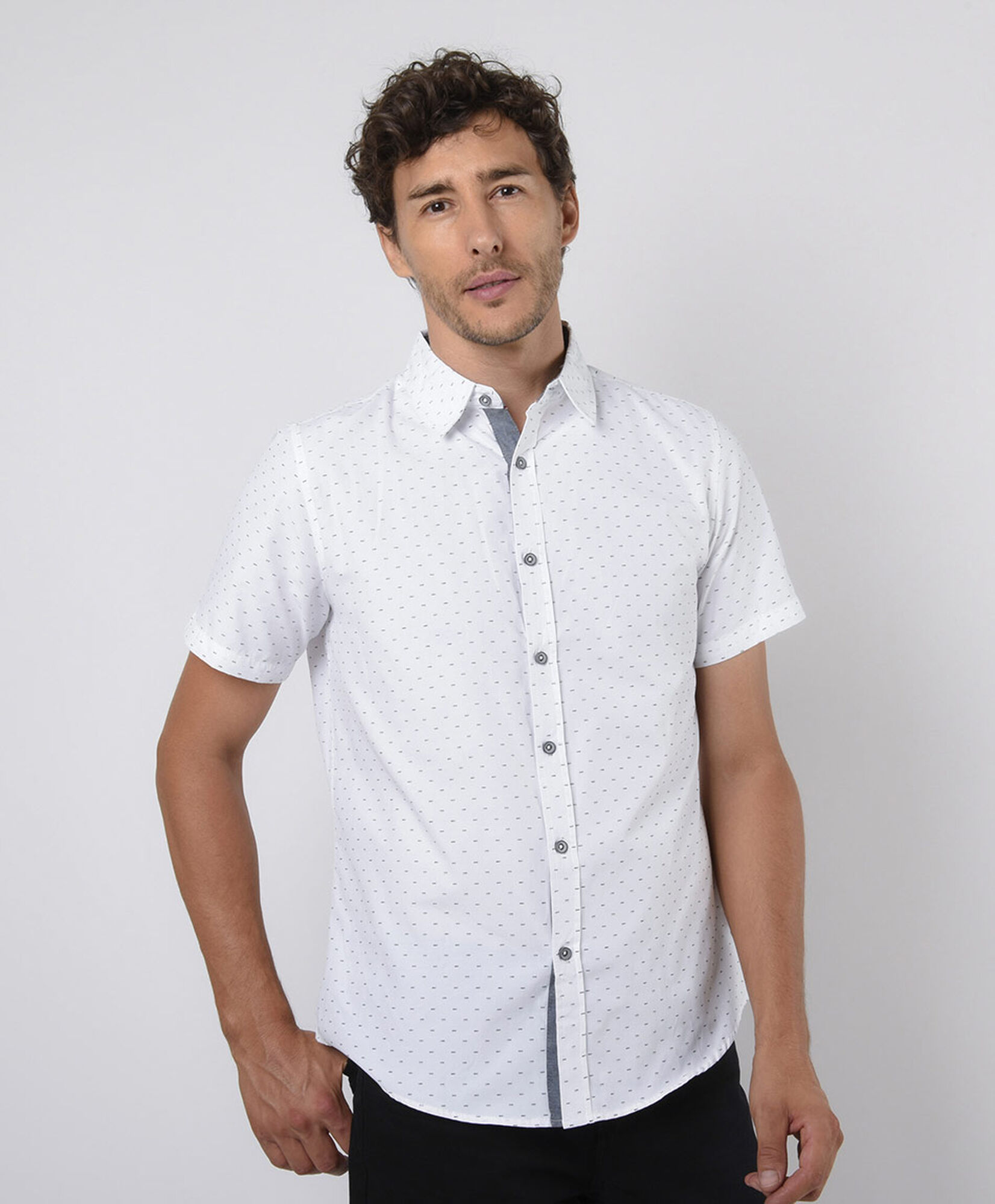 Camisa hombre mini líneas Camisa hombre mini líneas