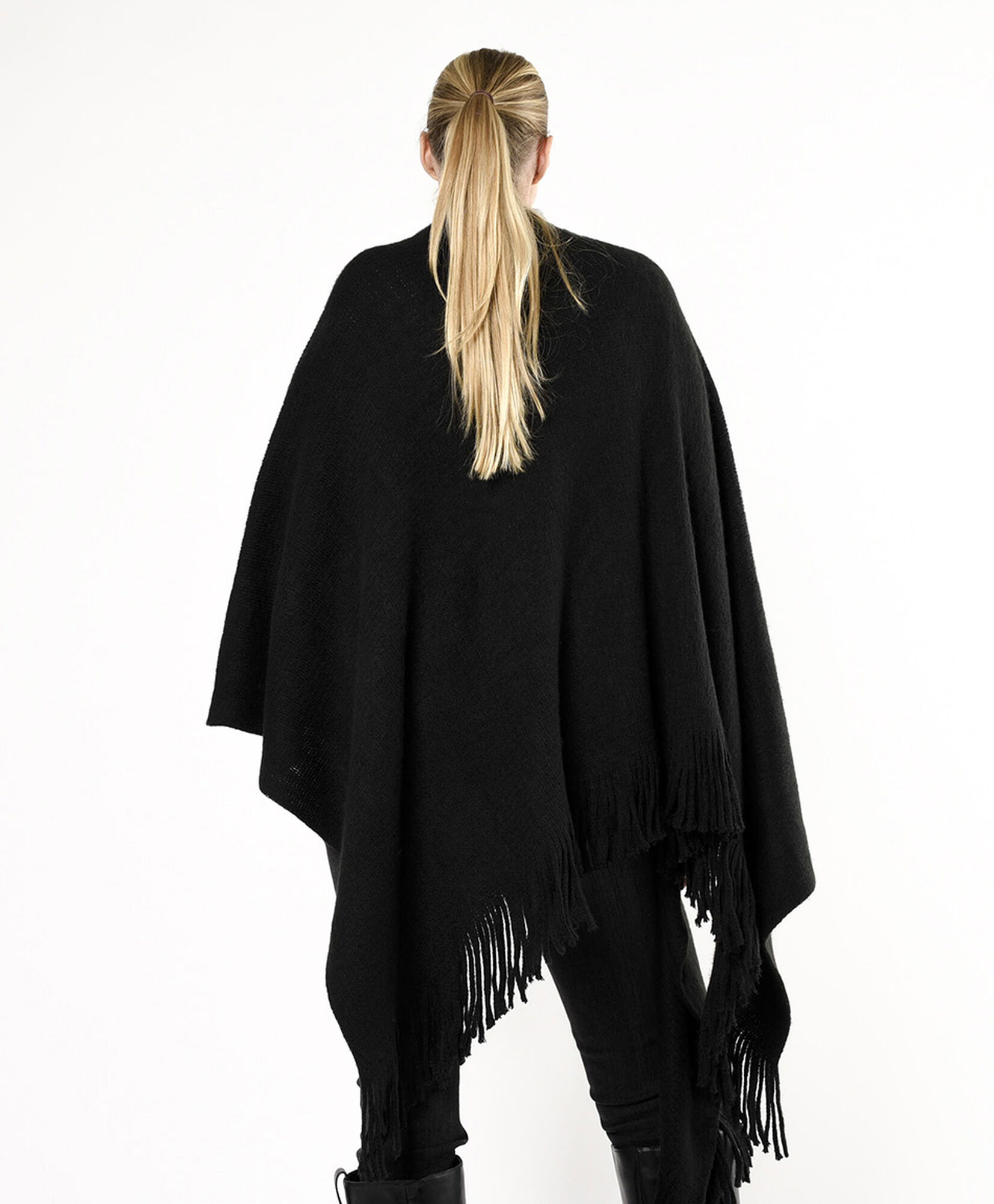 Poncho mujer negro Poncho mujer negro
