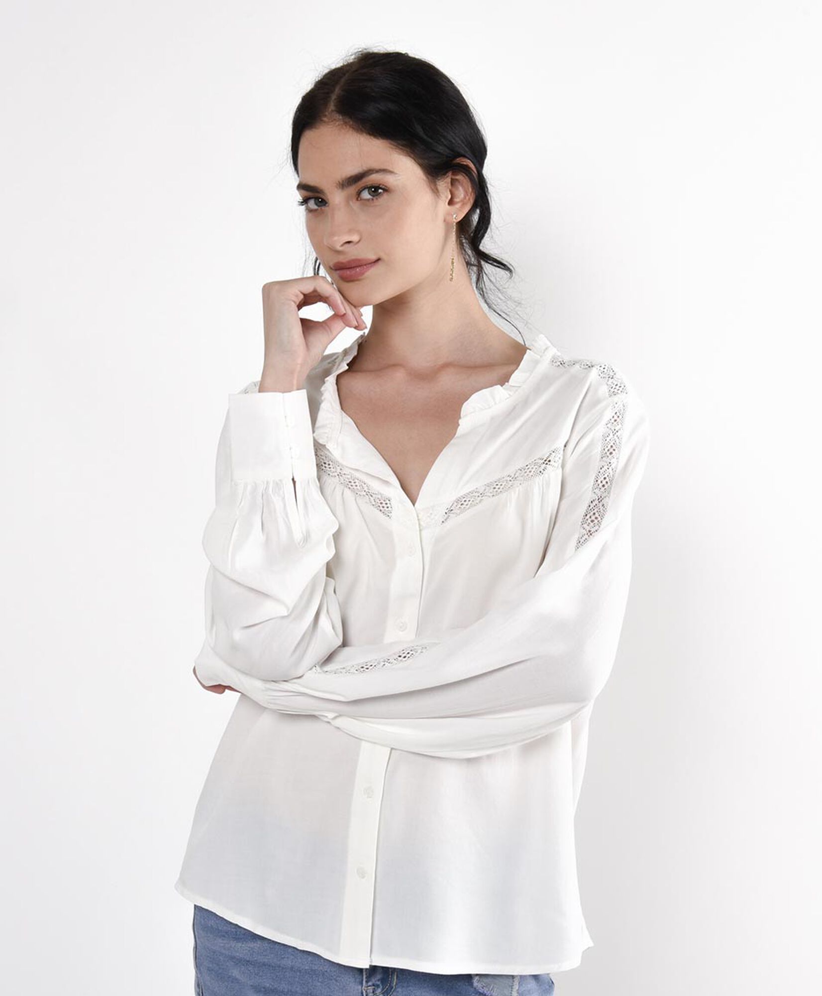 Blusa mujer encajes Blusa mujer encajes