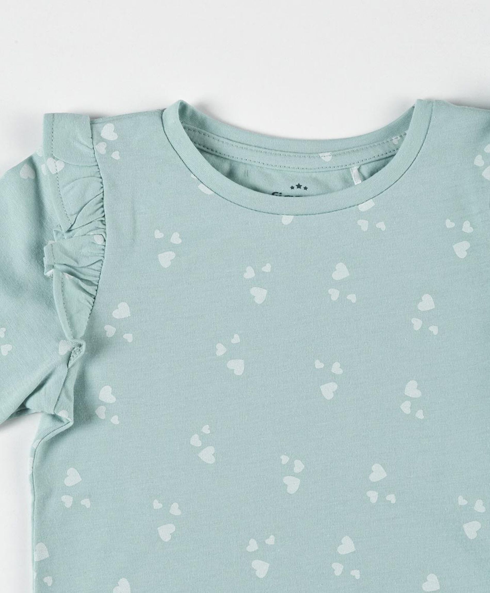 Polera bebé corazones vuelos Polera bebé corazones vuelos
