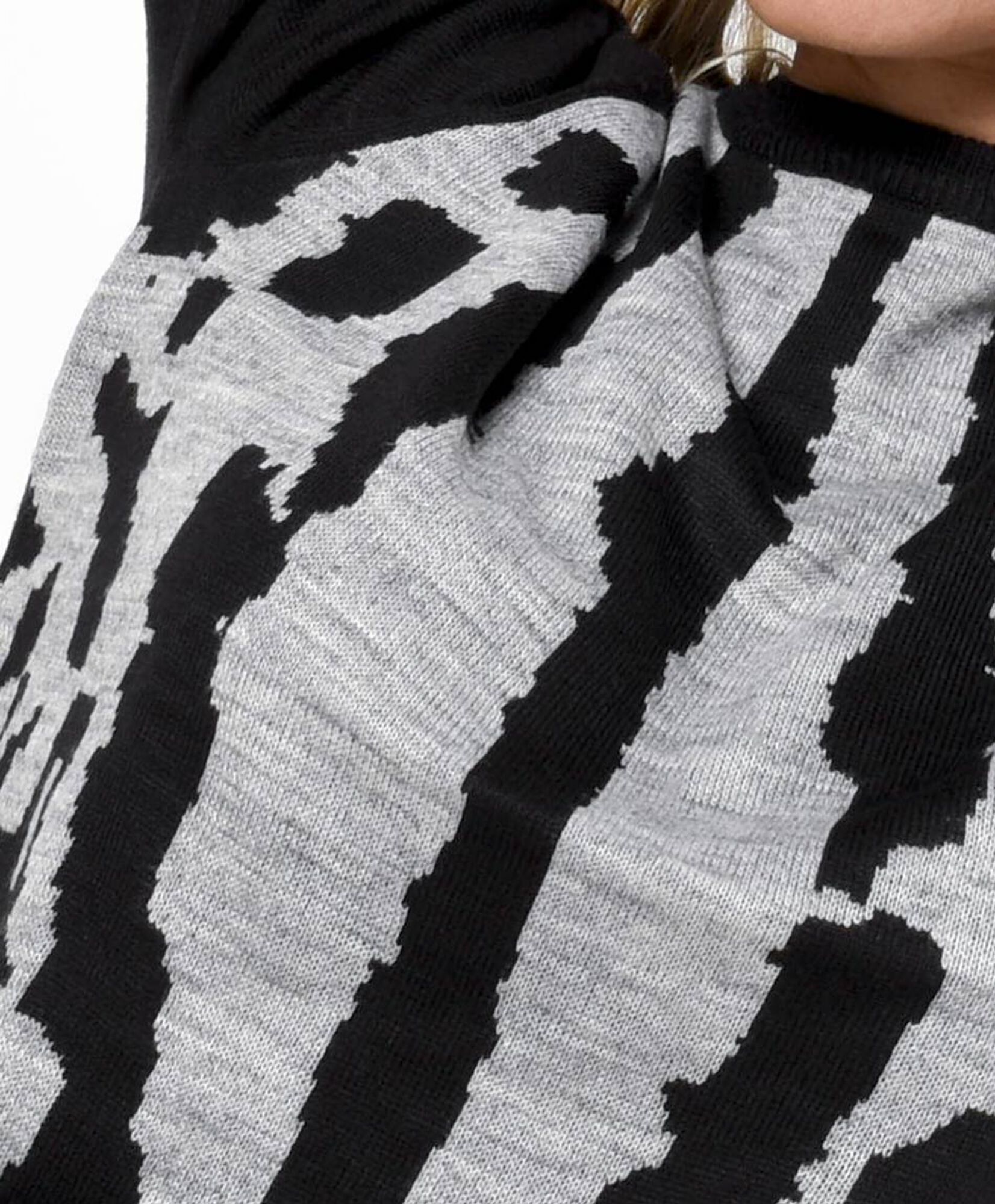 Sweater mujer animal print bicolor Sweater mujer animal print bicolor