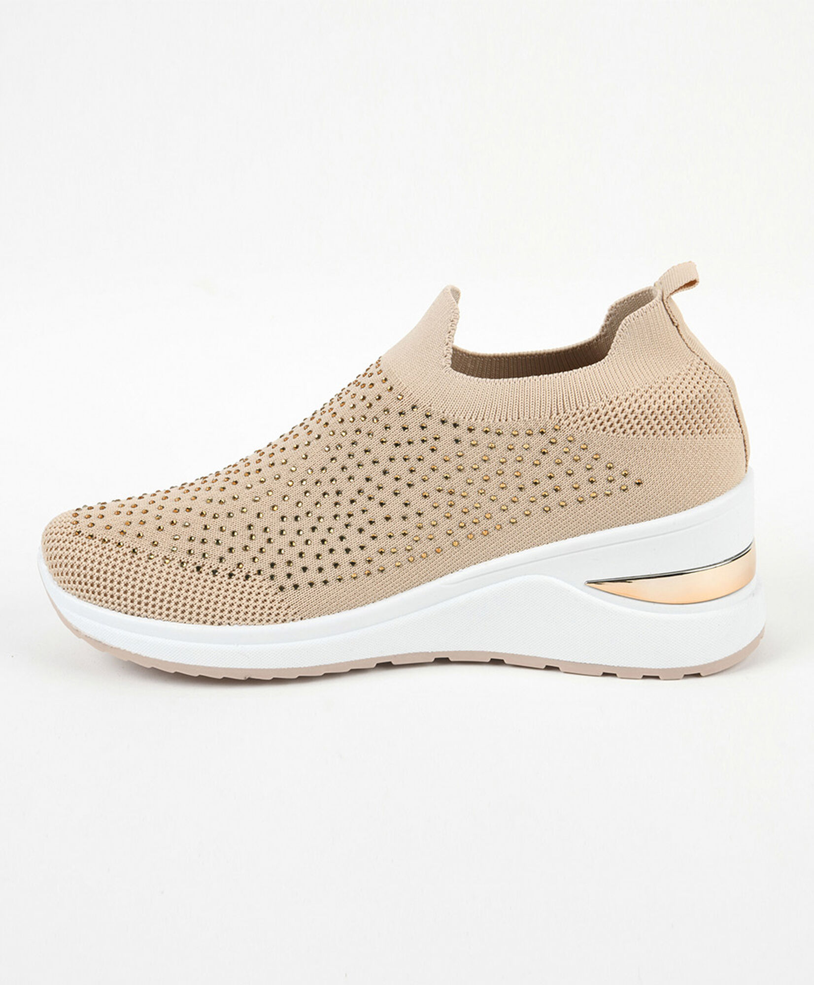 Zapatilla mujer elasticada piedras Zapatilla mujer elasticada piedras