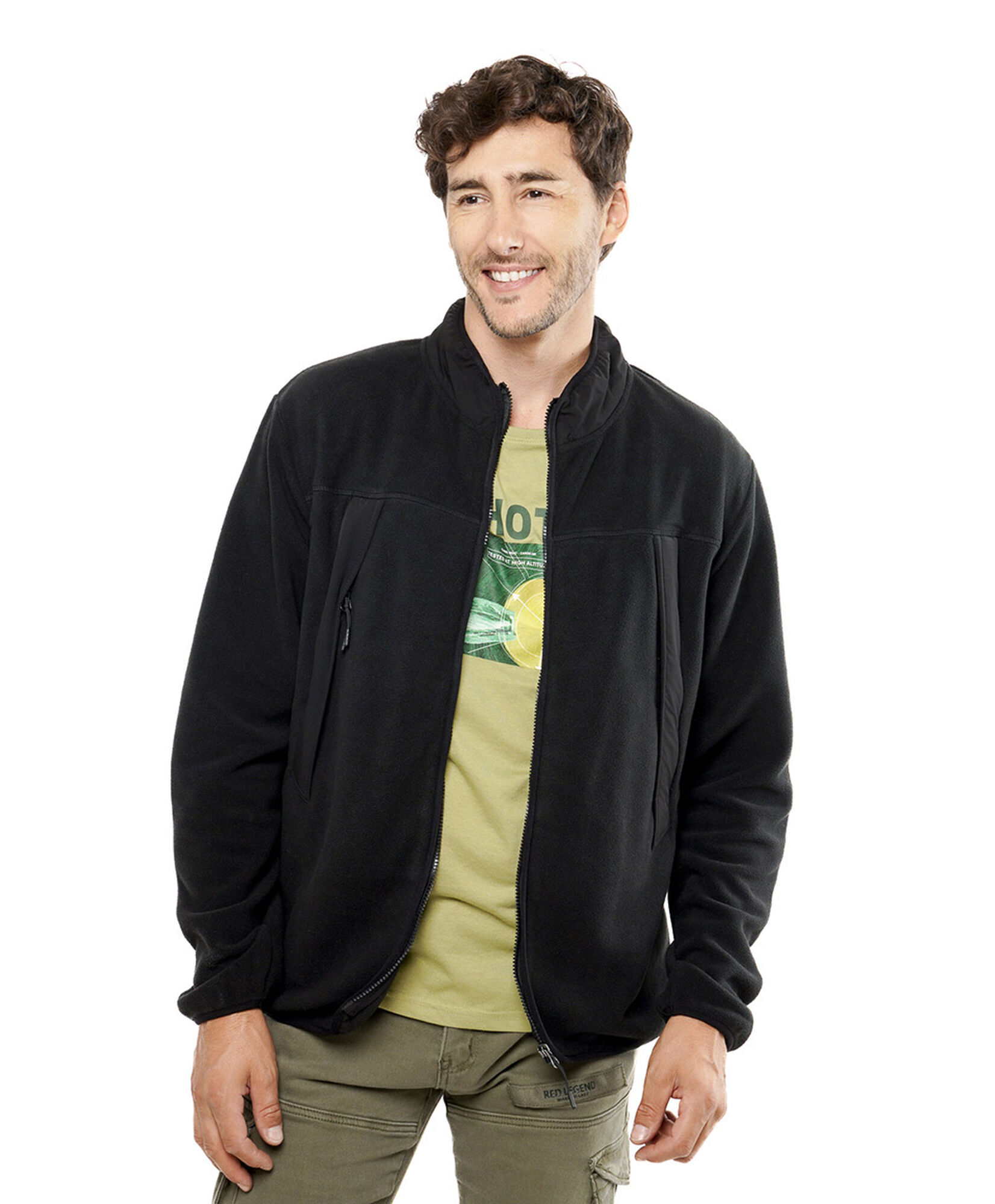 Polar hombre bolsillos liso Polar hombre bolsillos liso