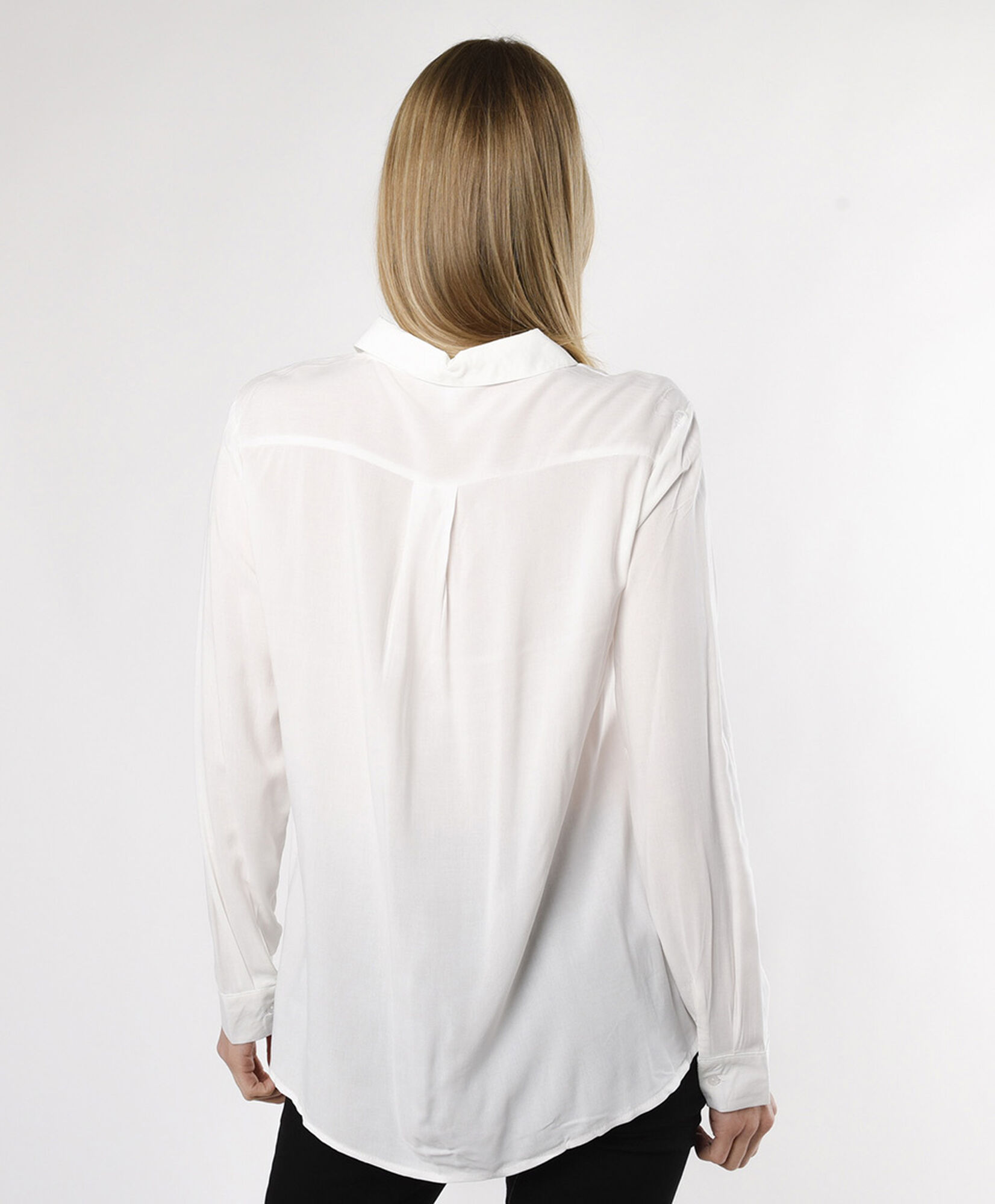 Blusa mujer lisa blanca Blusa mujer lisa blanca