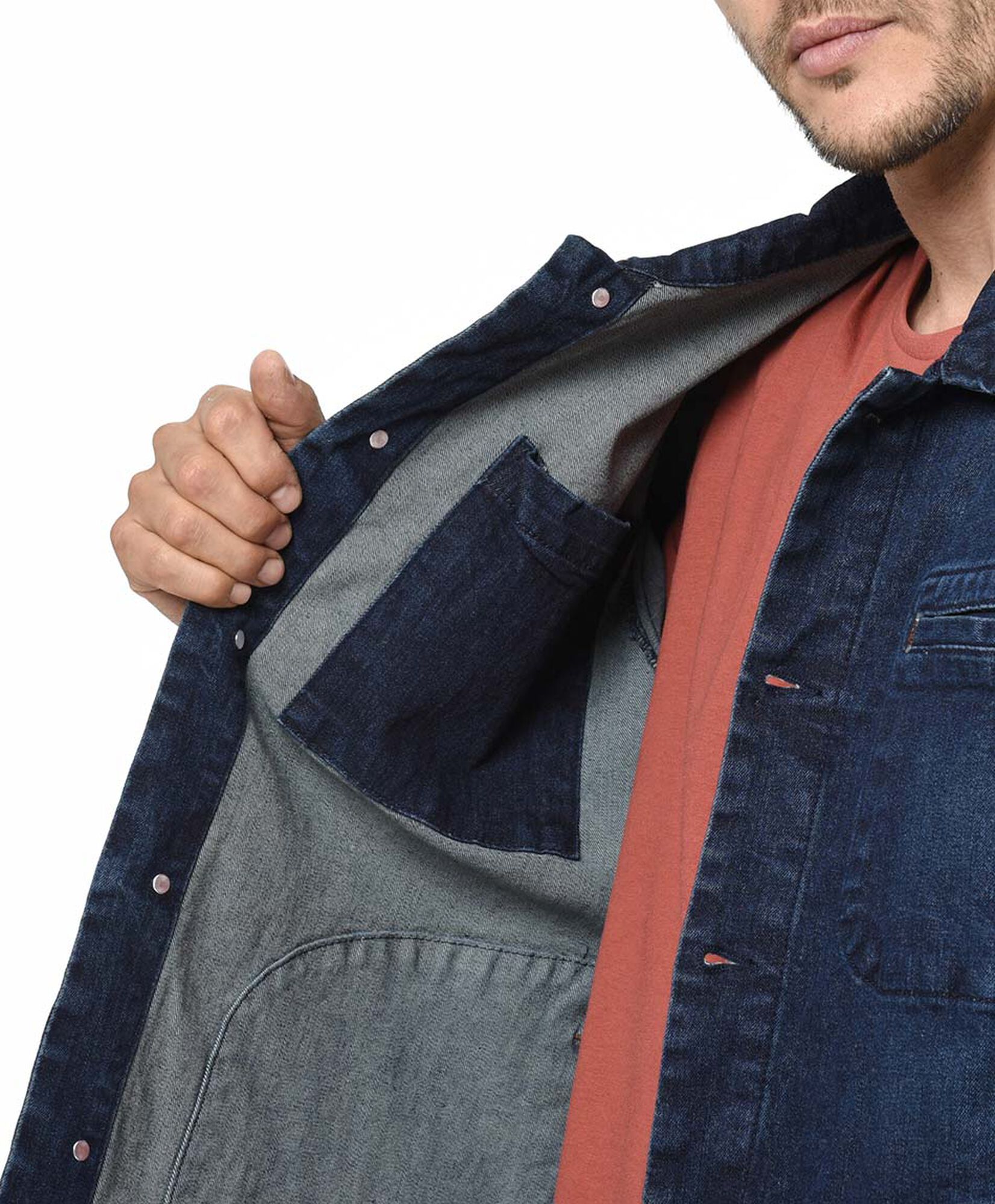 Chaqueta hombre denim bolsillos Chaqueta hombre denim bolsillos