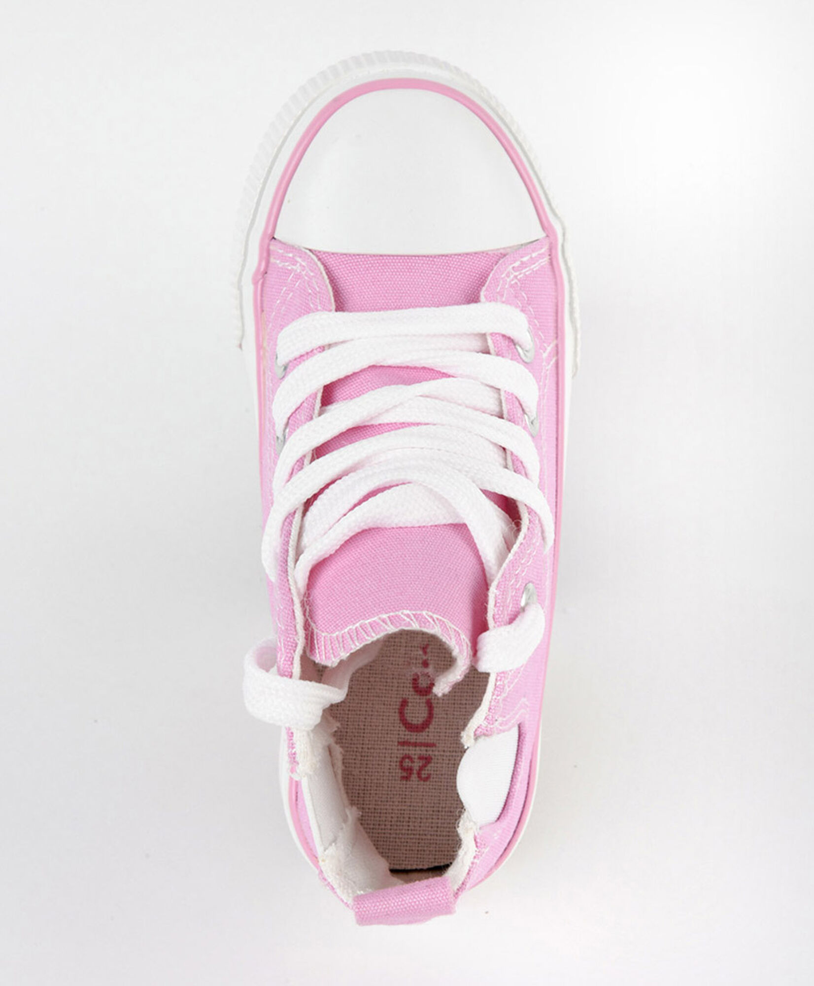 Zapatilla infantil caña alta elástico rosada Zapatilla infantil caña alta elástico rosada