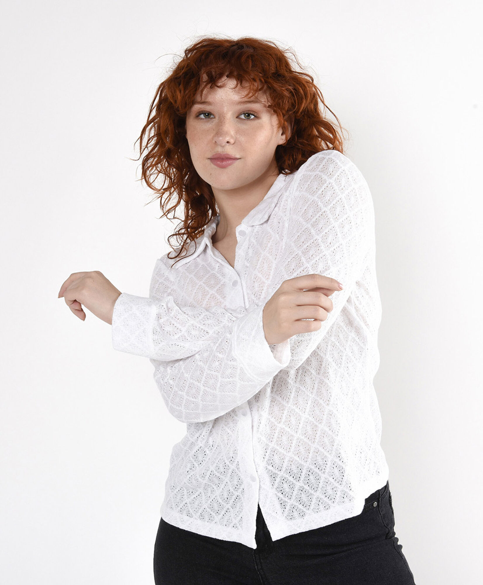 Blusa mujer tejida rombos Blusa mujer tejida rombos