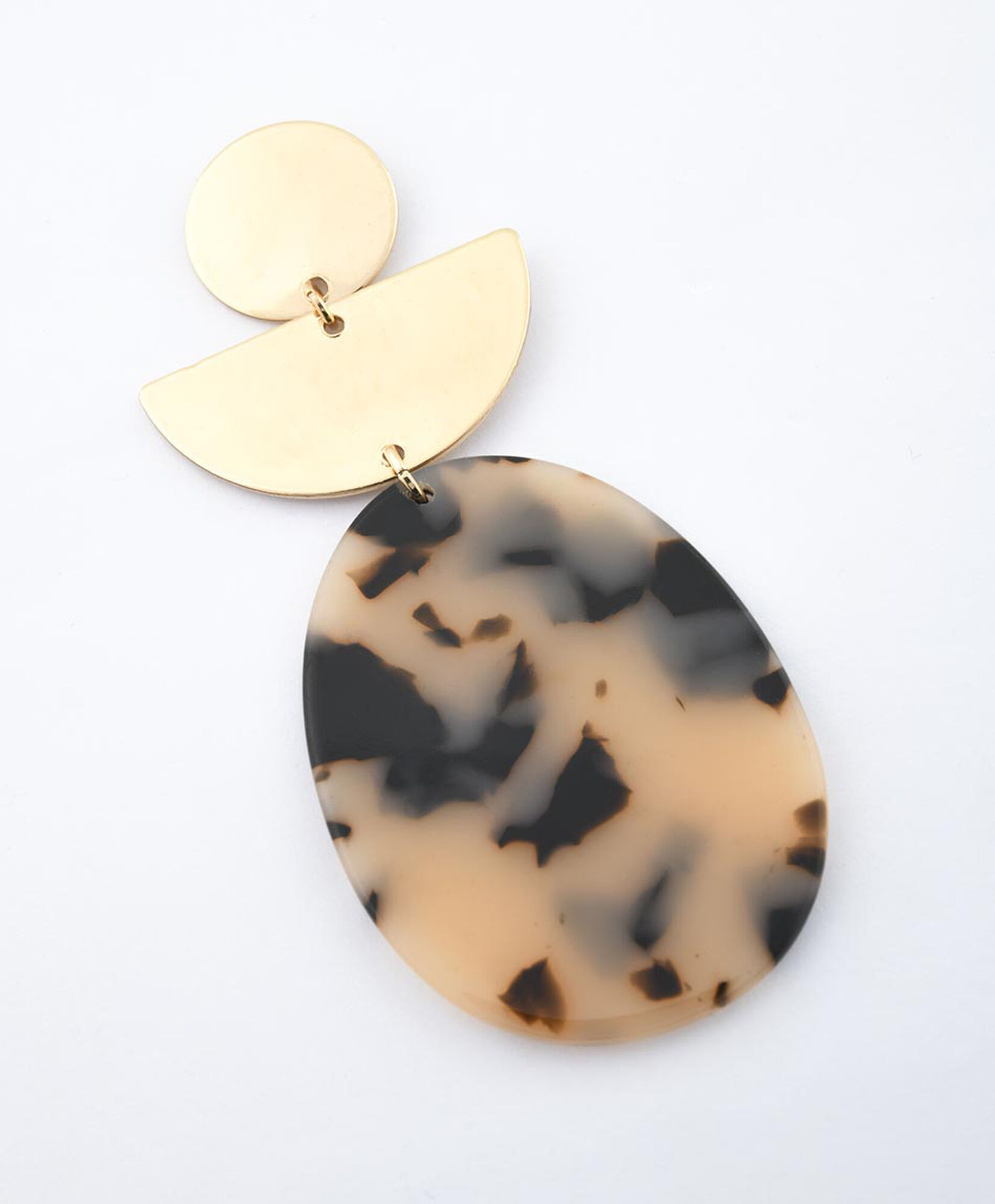 Aros mujer semi círculos estampados Aros mujer semi círculos estampados
