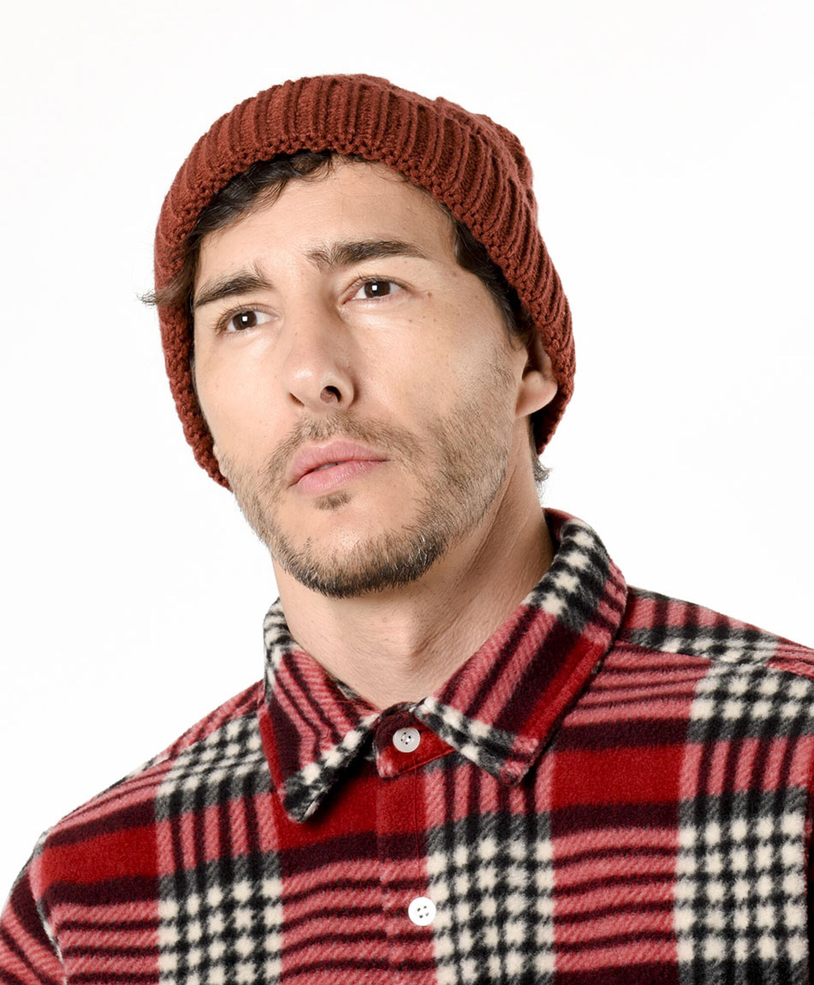 Gorro hombre tejido rojo Gorro hombre tejido rojo