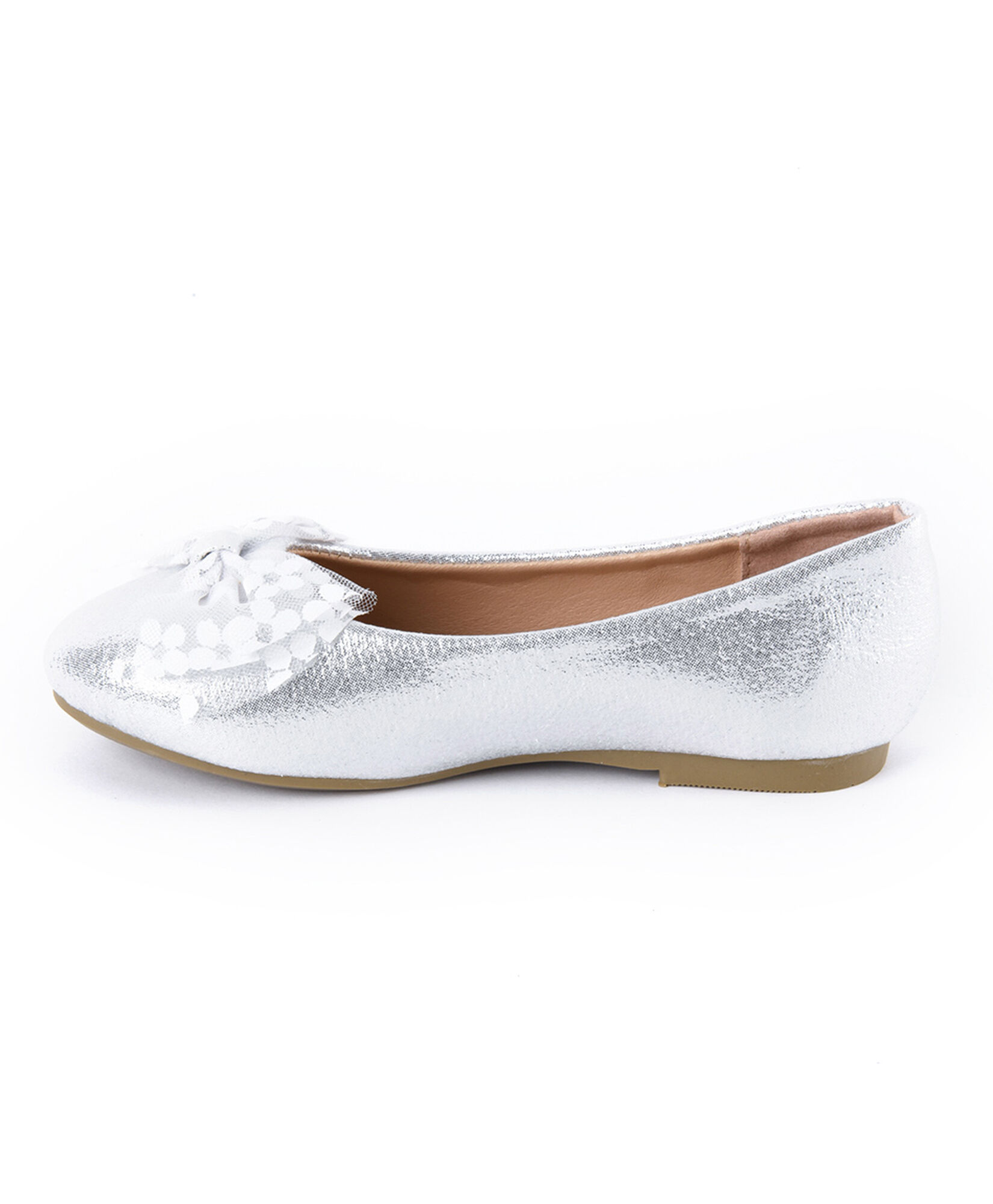 Ballerina infantil cinta plateada Ballerina infantil cinta plateada