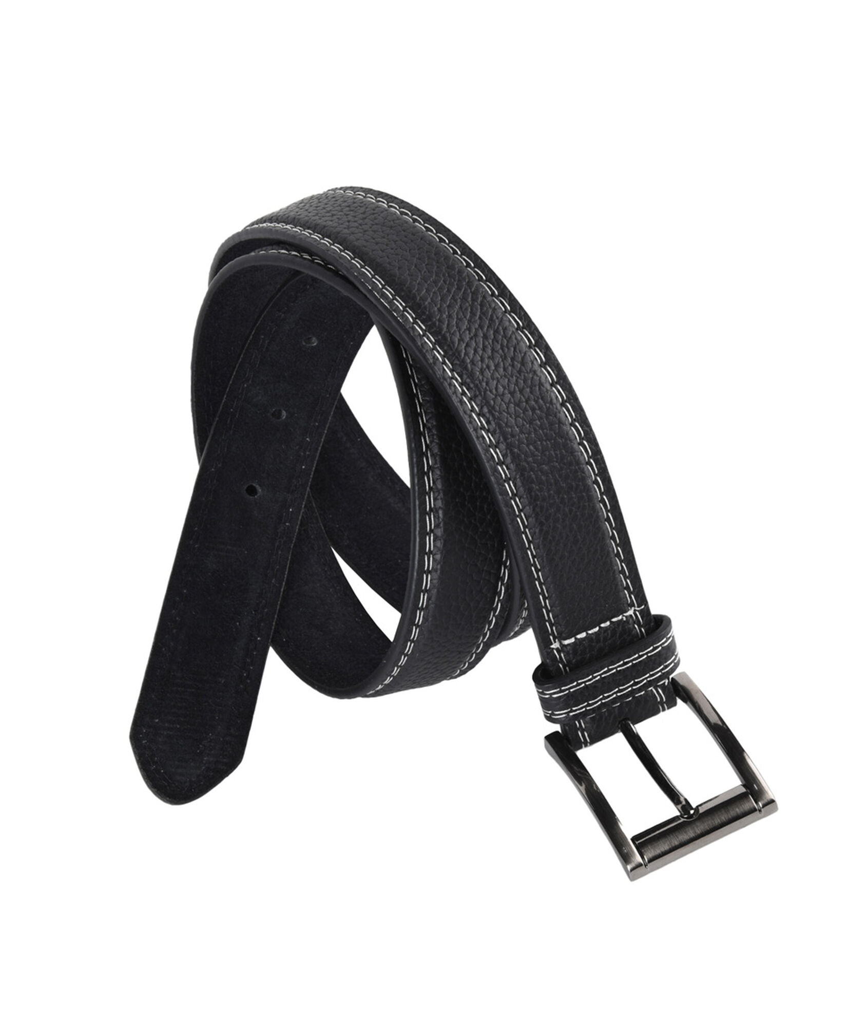Cinturón hombre formal texturizado hebilla cuadrada Cinturón hombre formal texturizado hebilla cuadrada