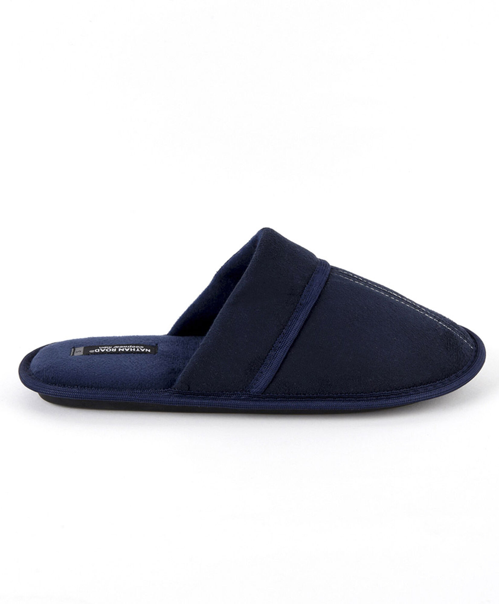 Pantuflas hombre gamuza azul Pantuflas hombre gamuza azul