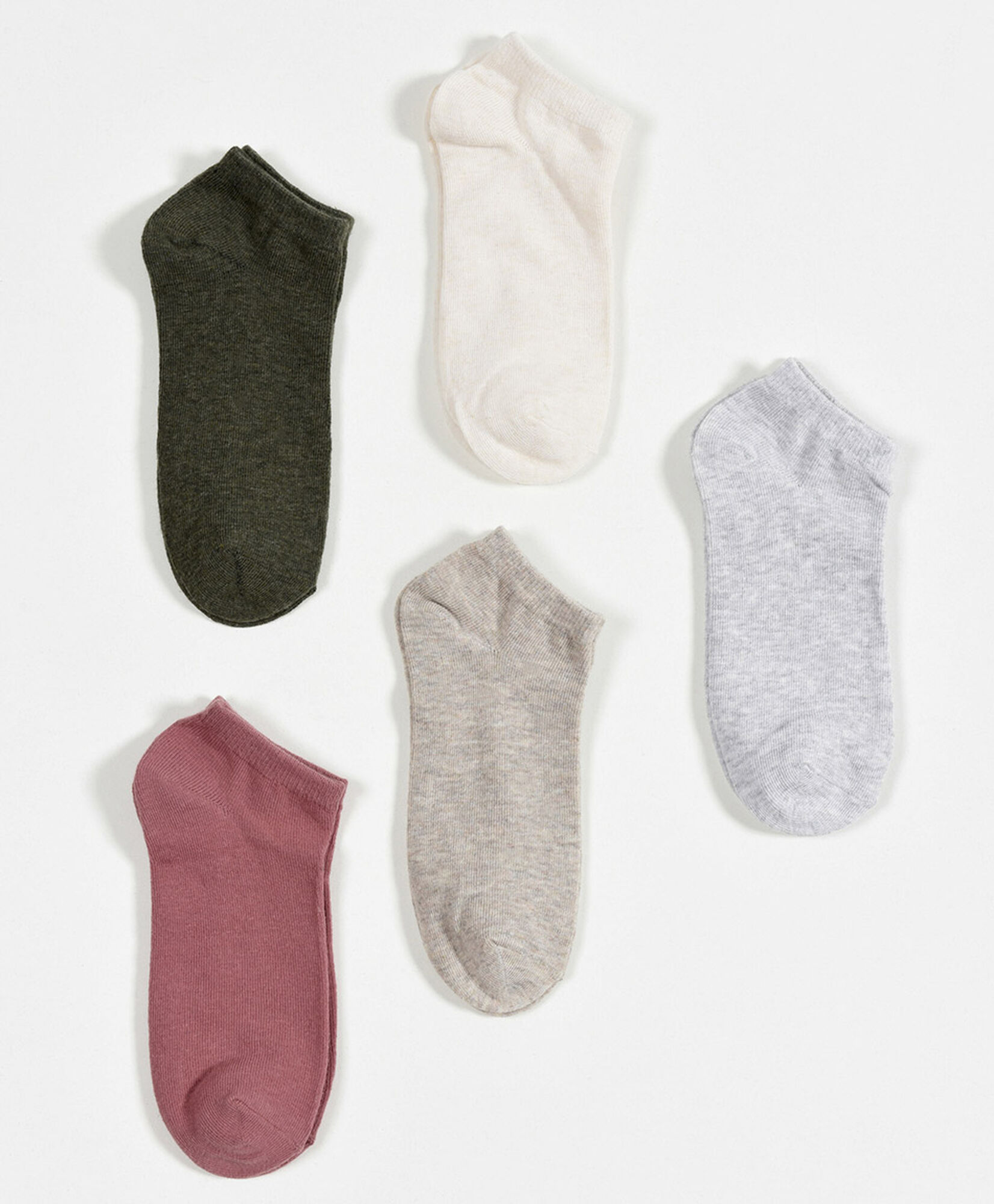 Pack 5 calcetines mujer cortos colores Pack 5 calcetines mujer cortos colores