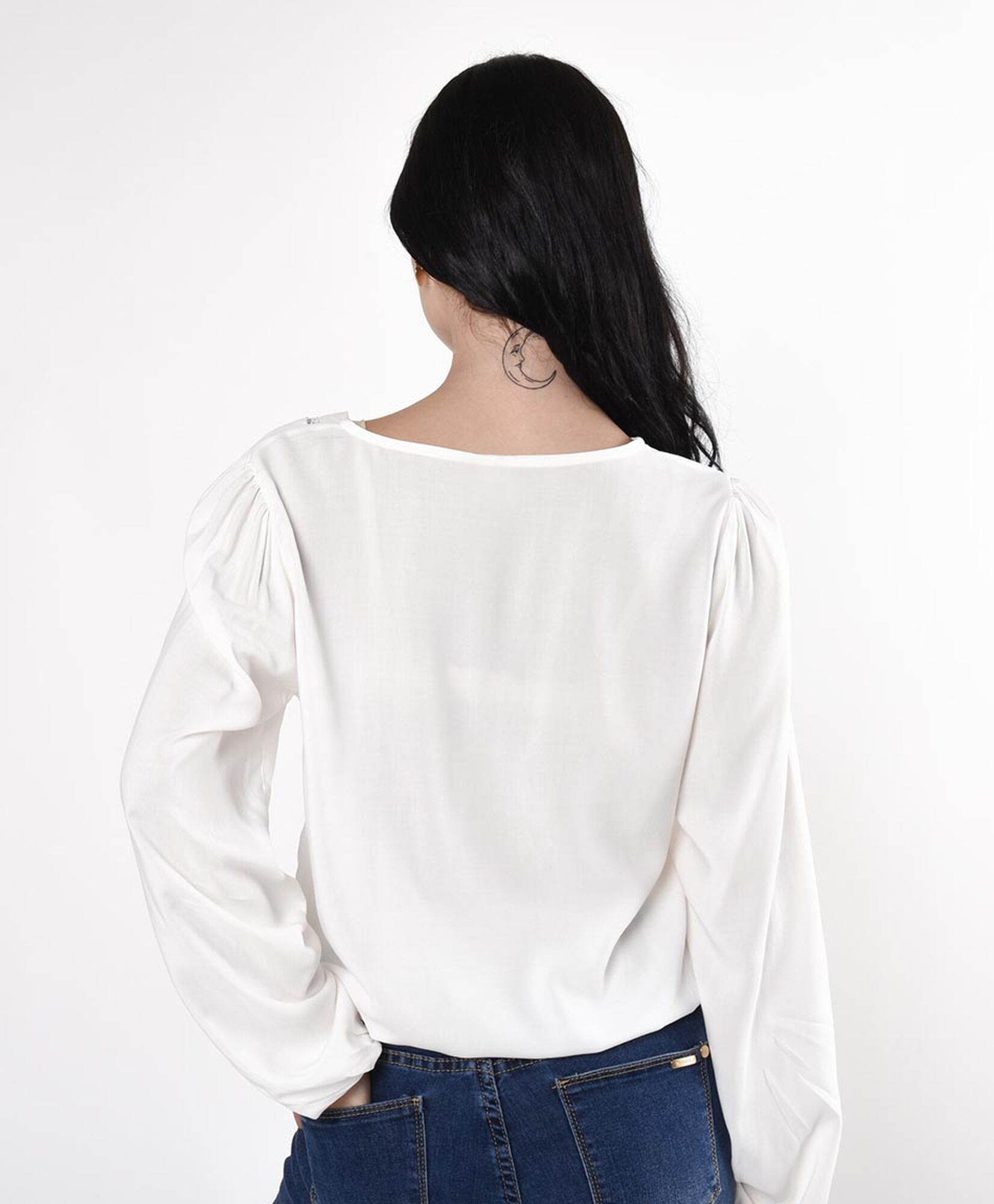 Blusa mujer detalles encaje Blusa mujer detalles encaje