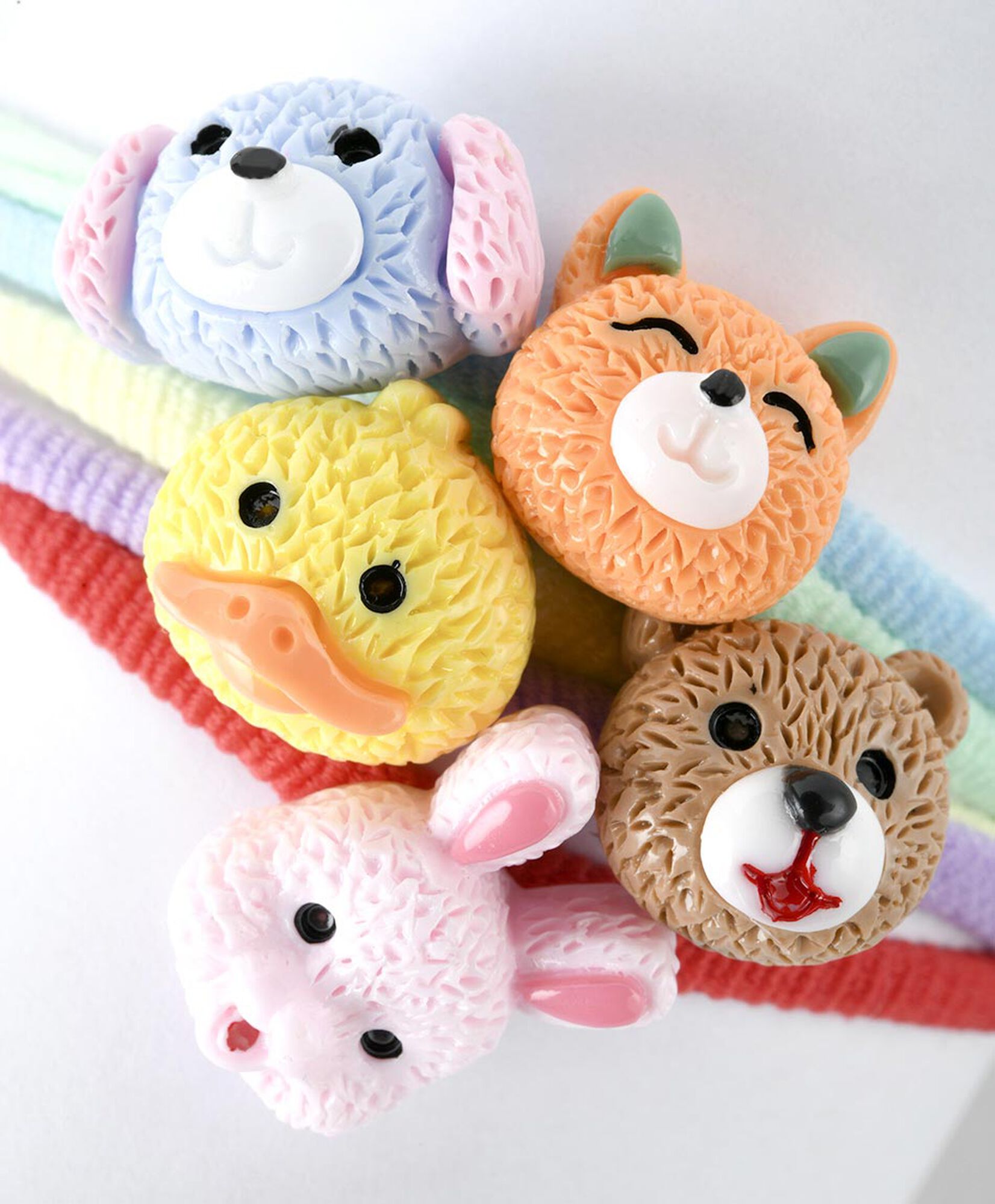 Set 5 colet bebé animalitos Set 5 colet bebé animalitos