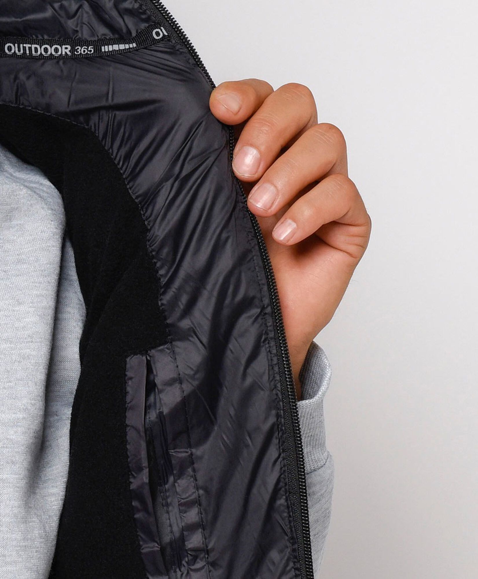 Parka deportiva hombre acolchada sin mangas Parka deportiva hombre acolchada sin mangas