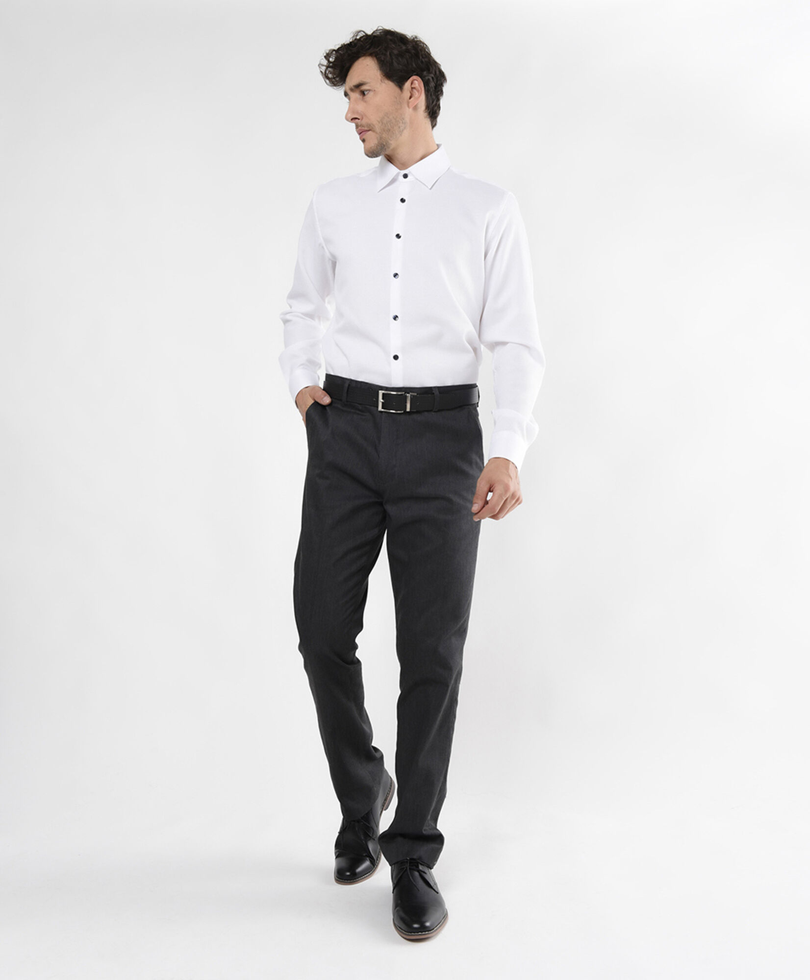 Pantalón hombre clásico negro Pantalón hombre clásico negro