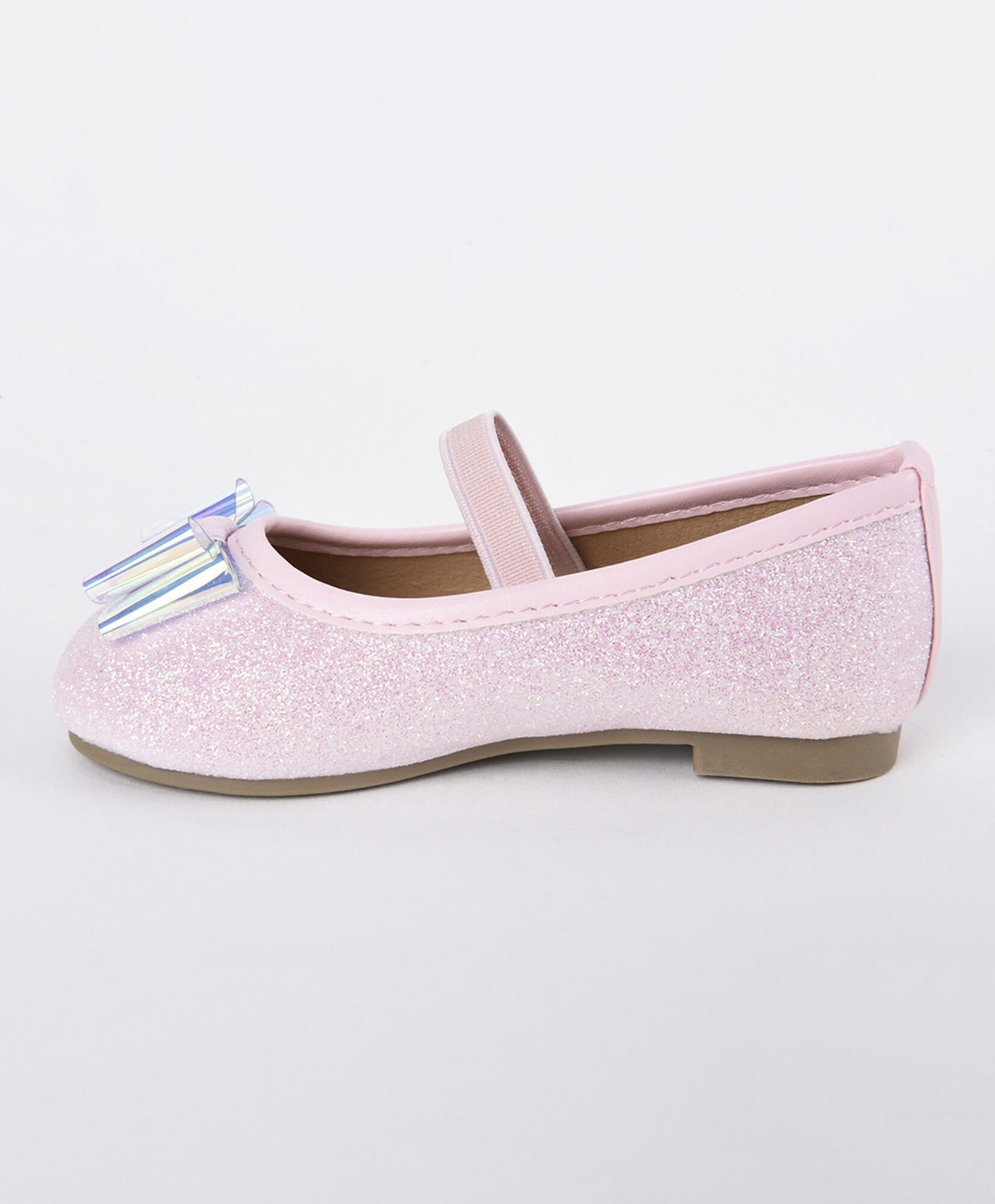 Ballerina infantil brillos y lazo iridiscente Ballerina infantil brillos y lazo iridiscente