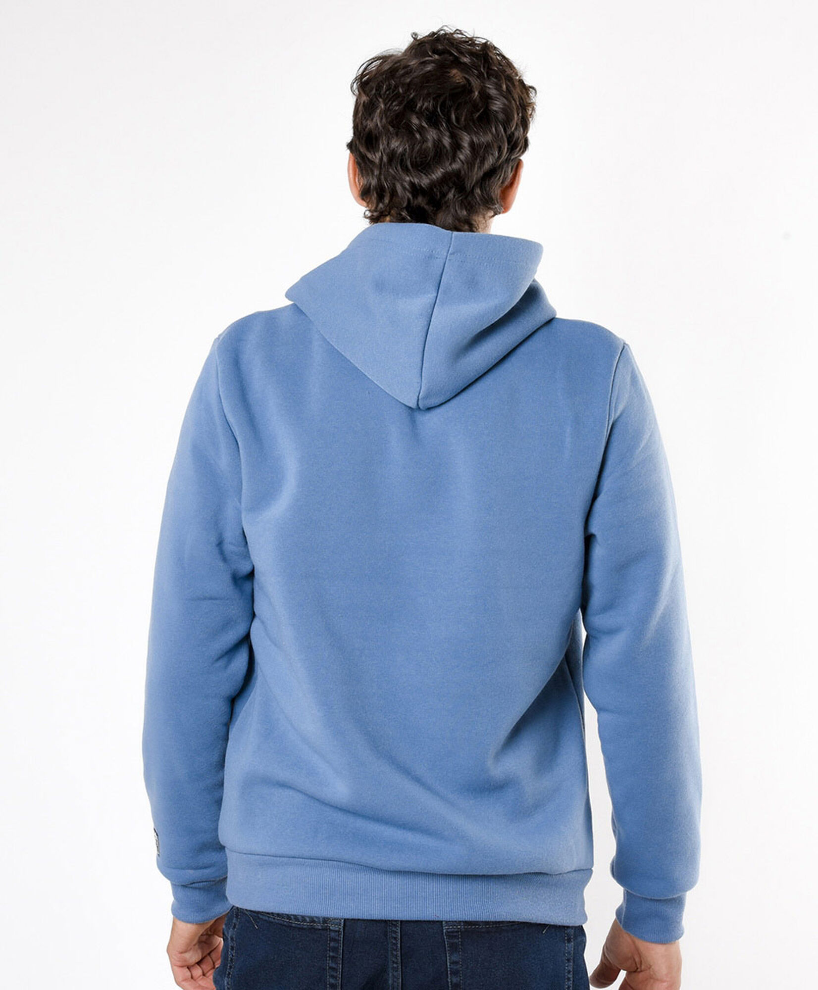 Polerón hombre frase denim Polerón hombre frase denim