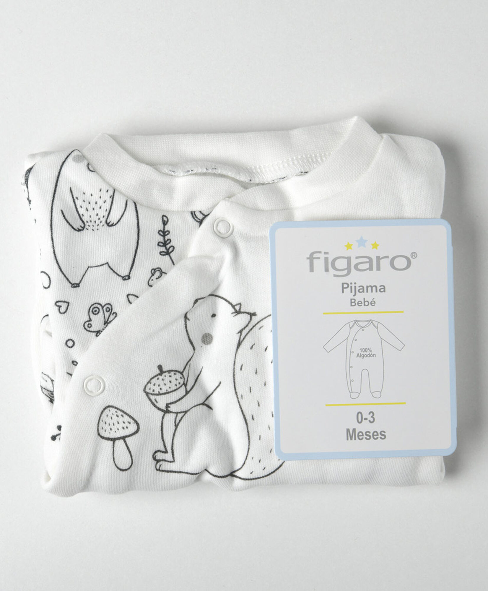 Pijama bebé estampado animalitos Pijama bebé estampado animalitos