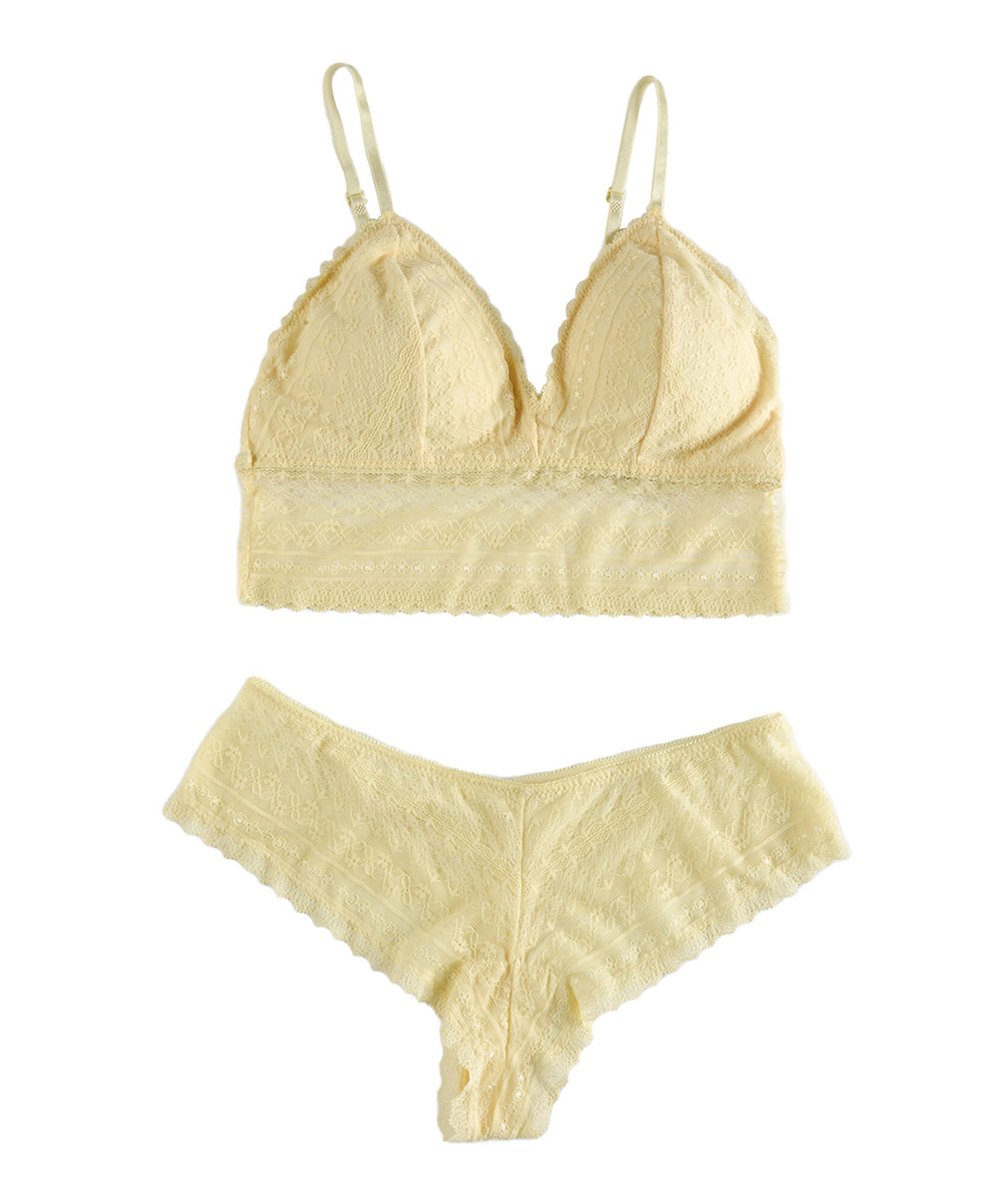 Set bralette + culotte mujer colores Set bralette + culotte mujer colores