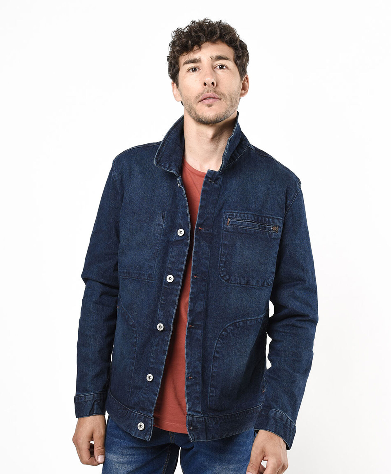 Chaqueta hombre denim bolsillos Chaqueta hombre denim bolsillos