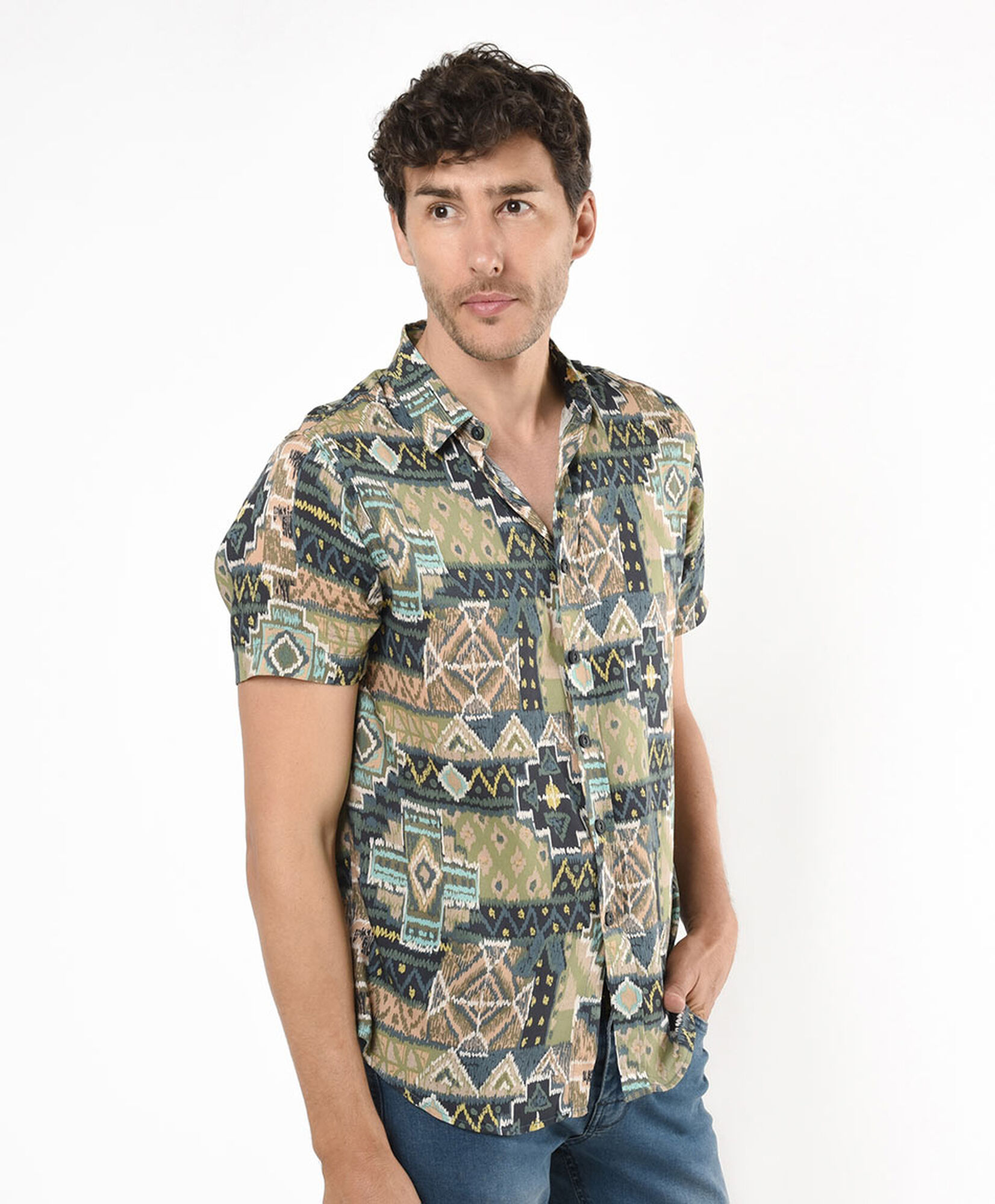 Camisa hombre estampada Camisa hombre estampada