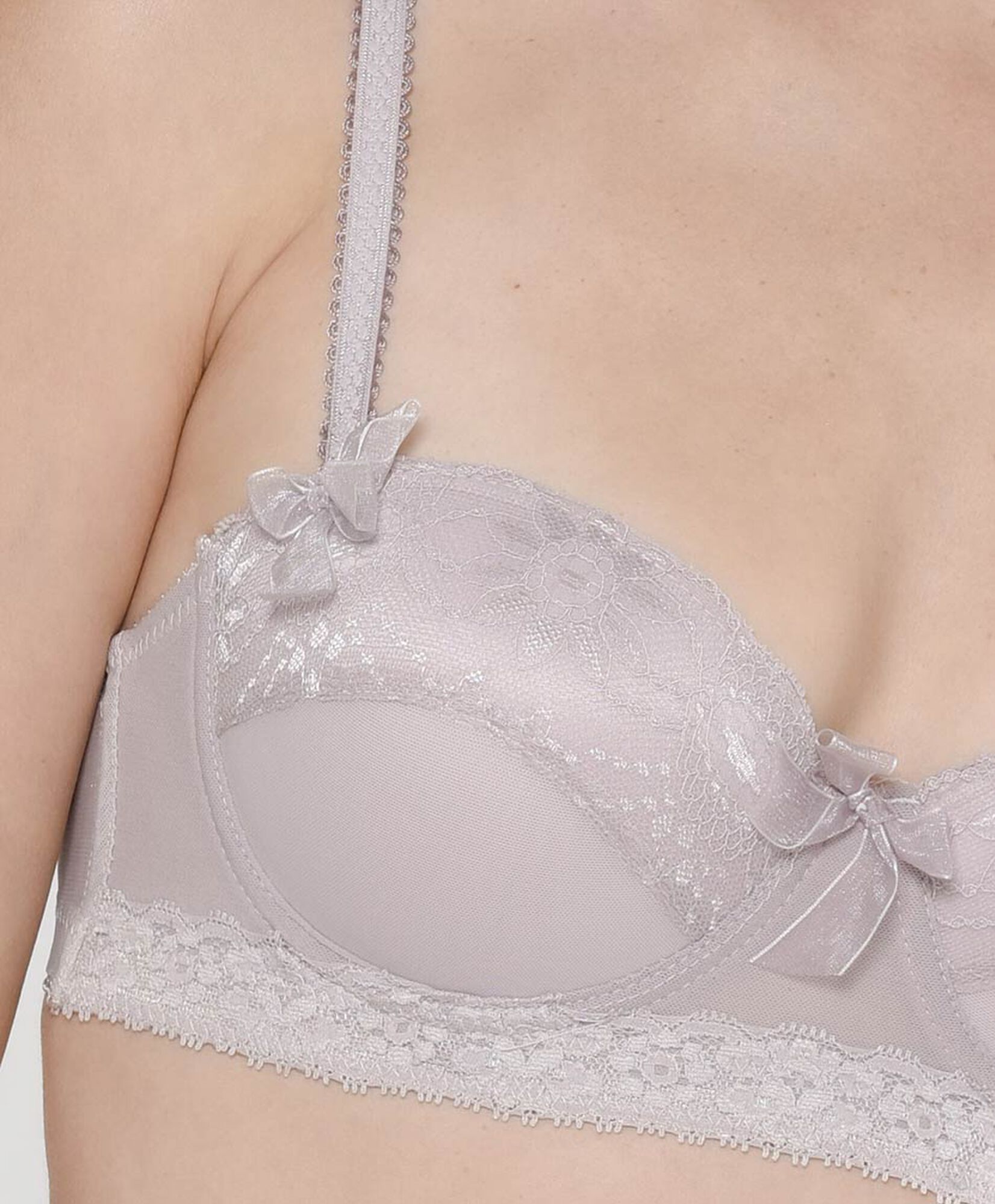 Sostén mujer encaje mesh strapless Sostén mujer encaje mesh strapless