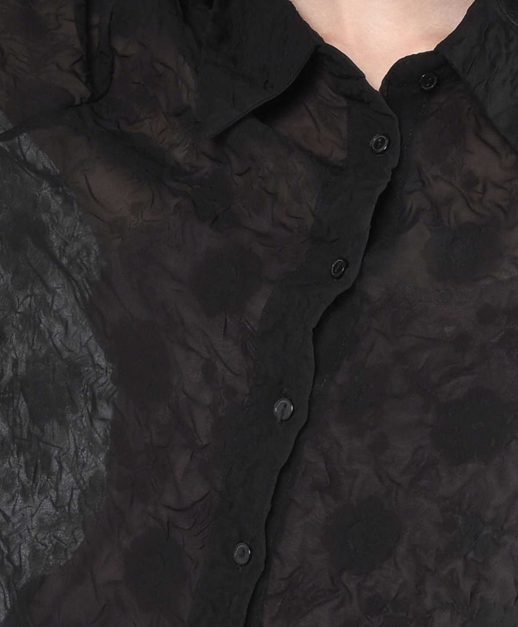 Blusa mujer negra tranparencia Blusa mujer negra tranparencia