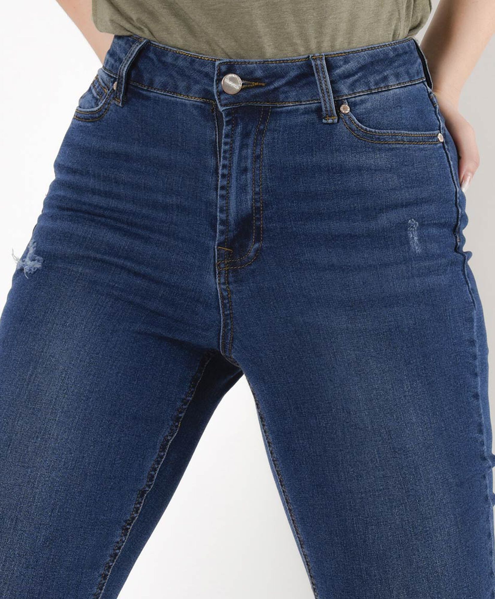 Jeans mujer desgastes skinny fit Jeans mujer desgastes skinny fit