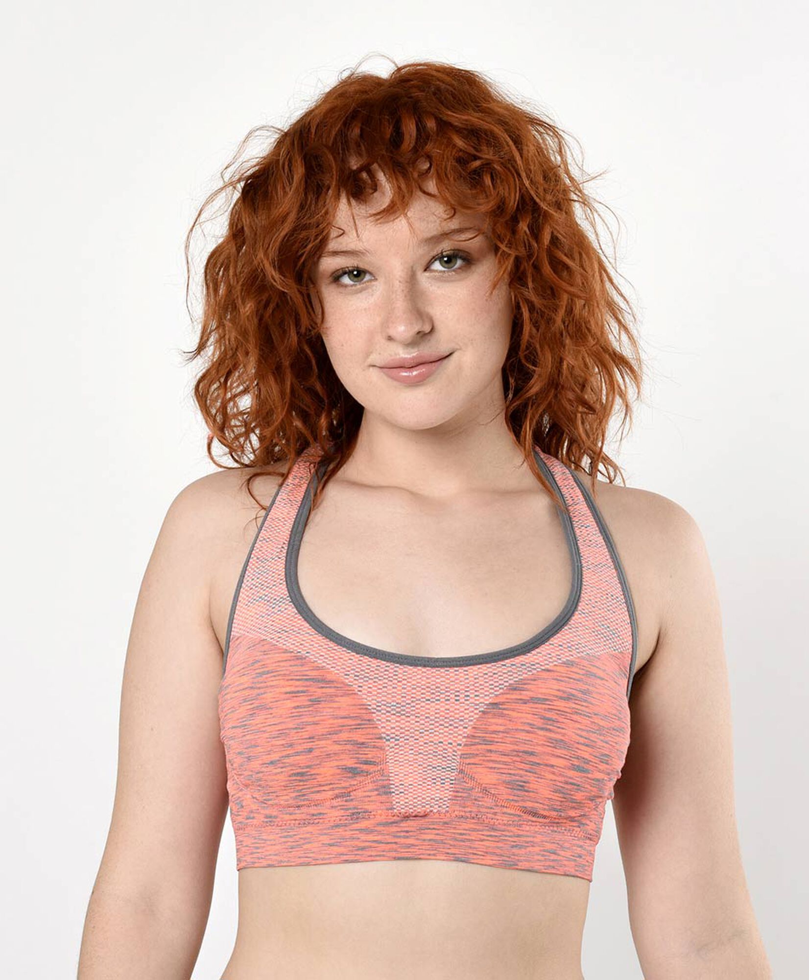 Peto deportivo mujer malla escote redondo Peto deportivo mujer malla escote redondo