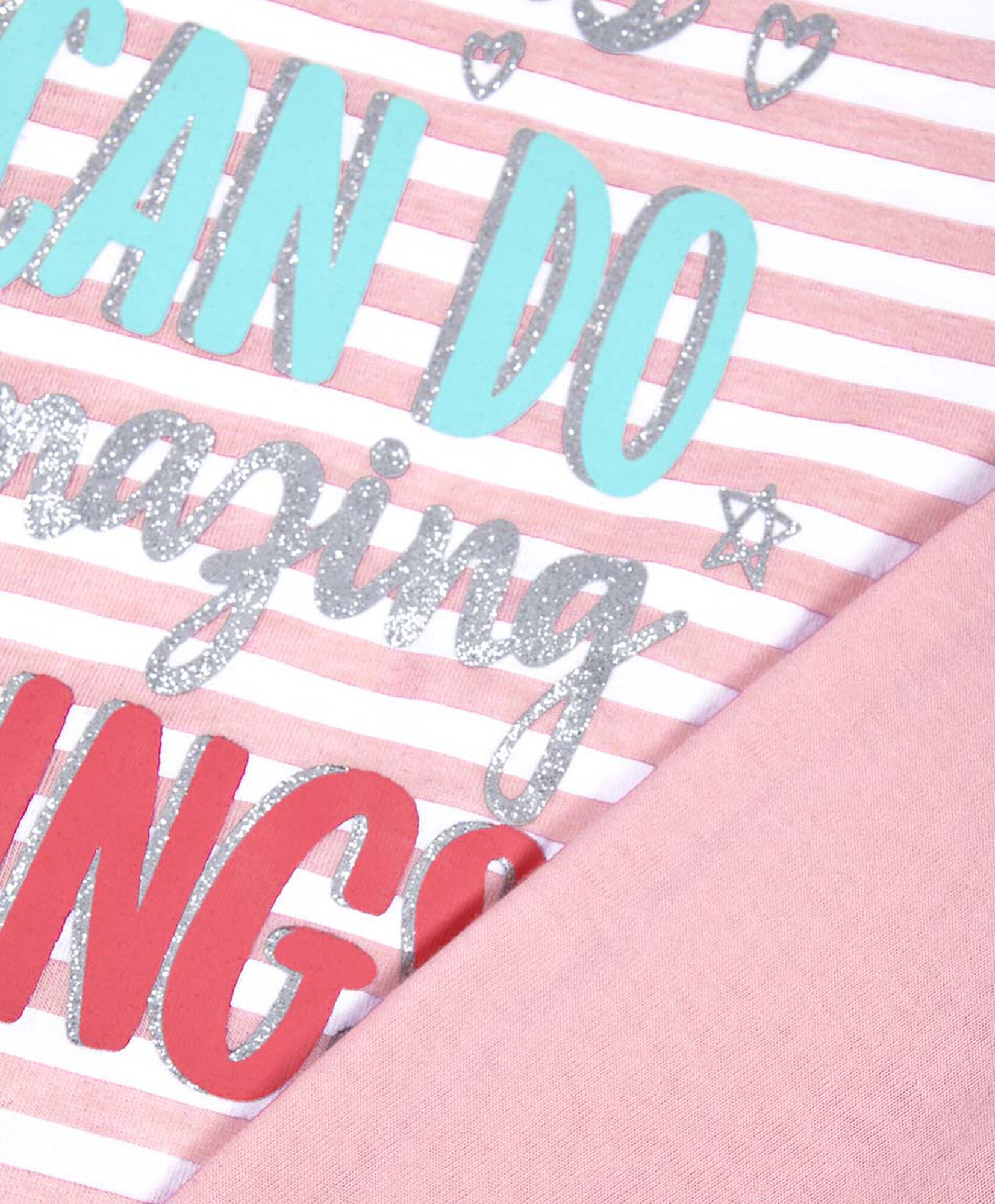 Pijama niña líneas frase Pijama niña líneas frase