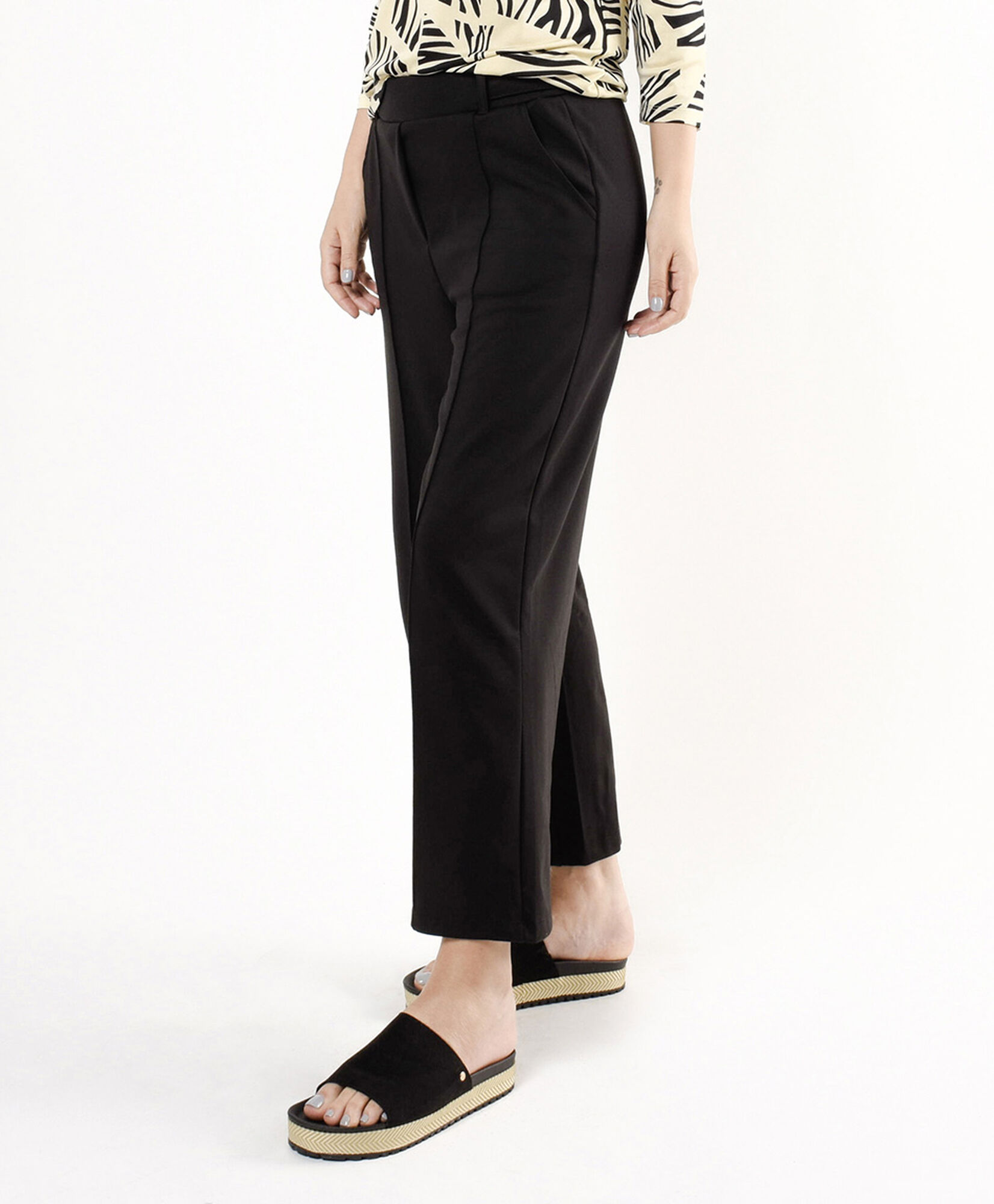 Pantalón mujer pinzas wide Pantalón mujer pinzas wide