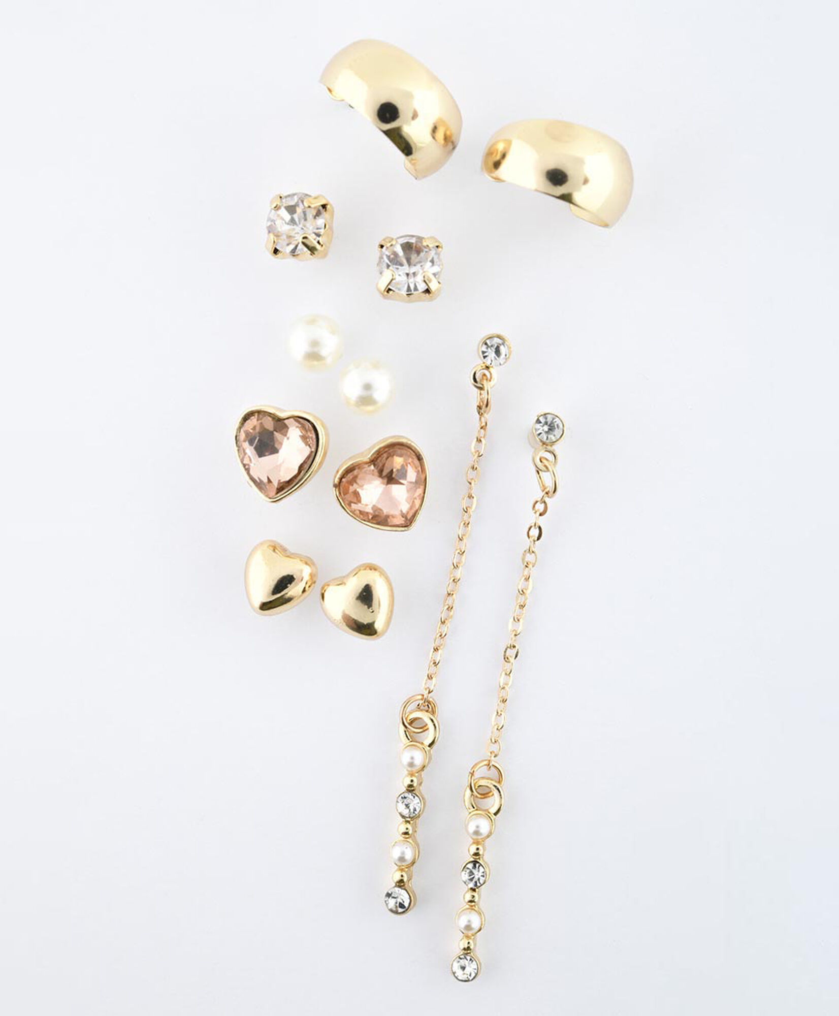 Set 6 aros mujer dorados Set 6 aros mujer dorados