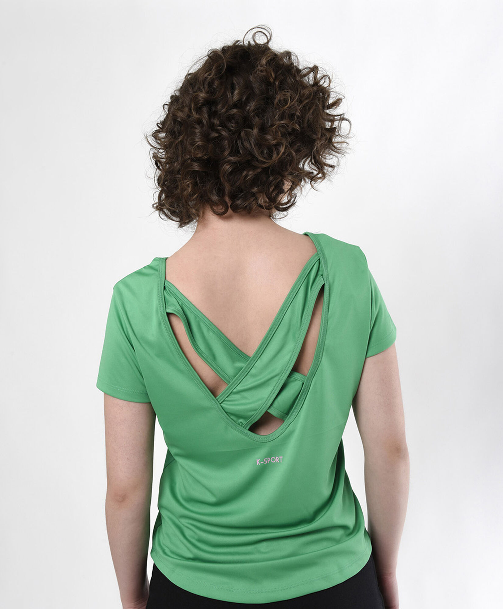 Polera deportiva mujer espalda cruzada Polera deportiva mujer espalda cruzada
