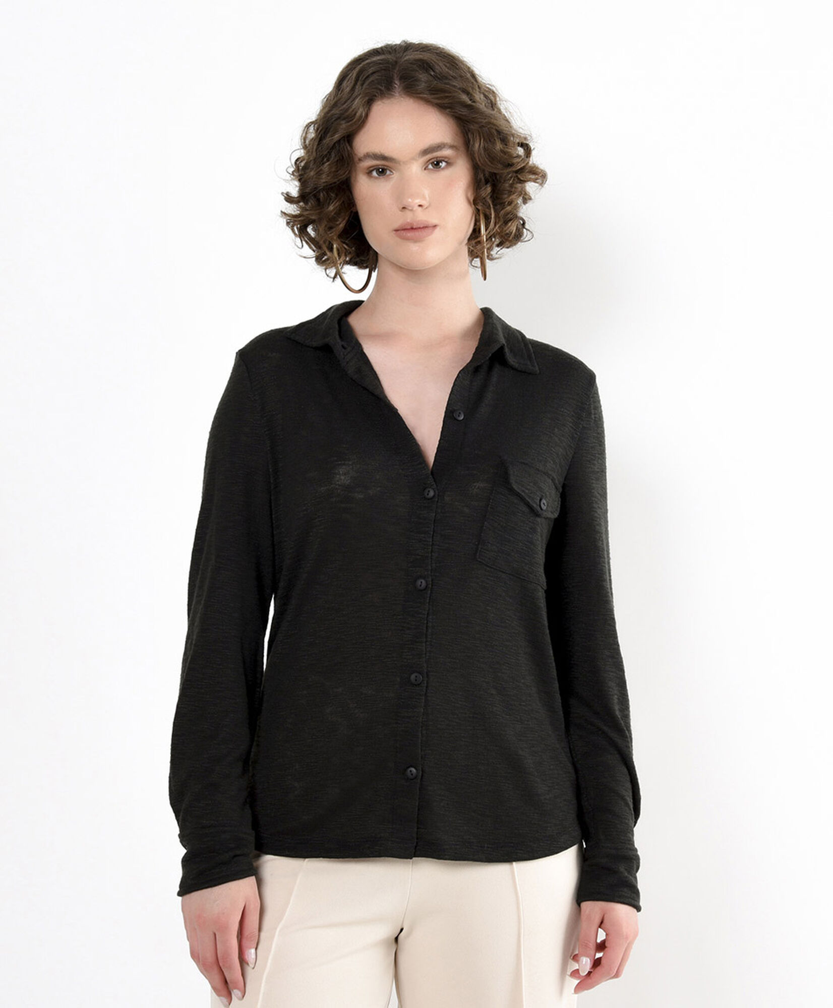 Blusa mujer jaspeada Blusa mujer jaspeada