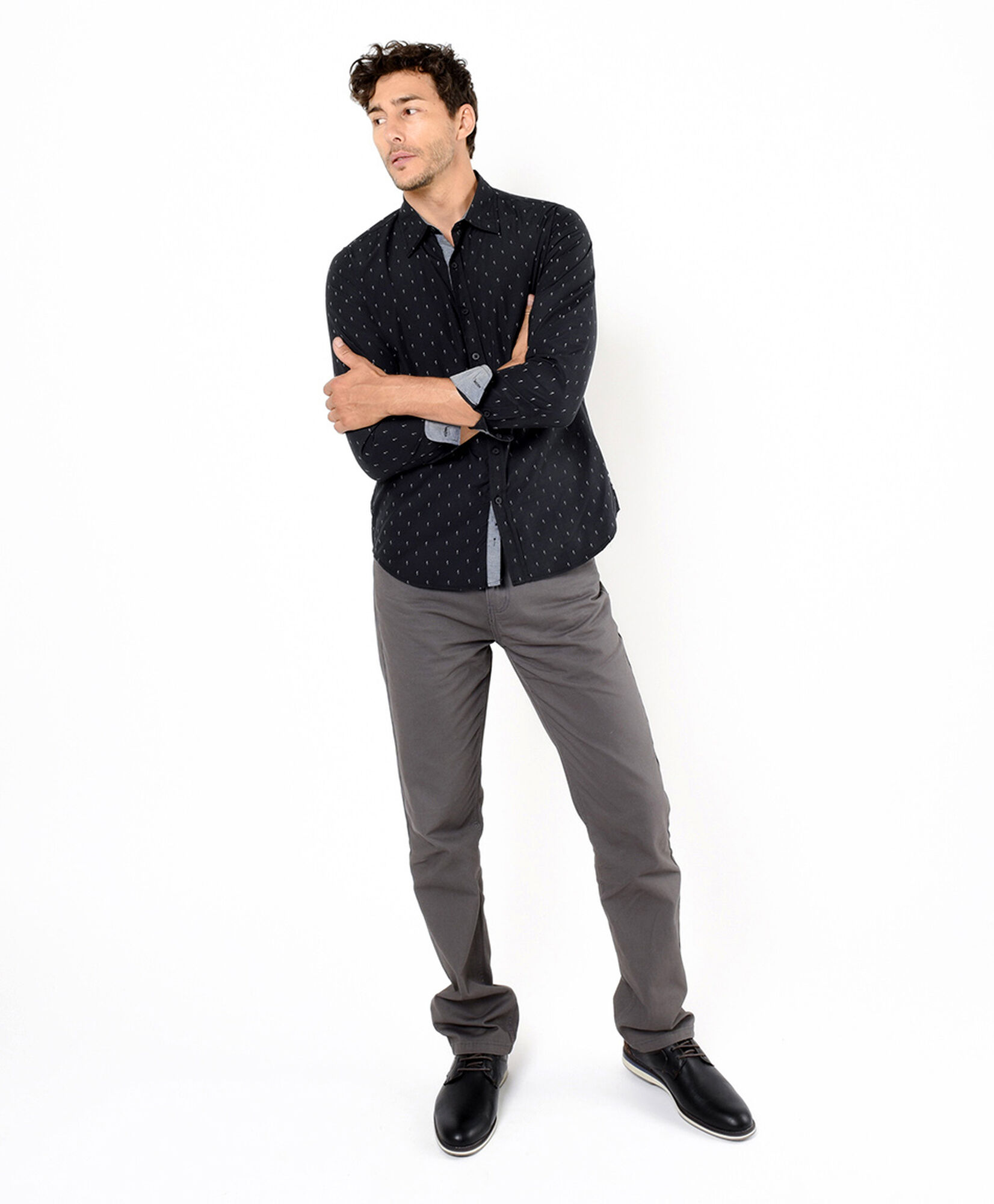 Camisa hombre mini líneas Camisa hombre mini líneas