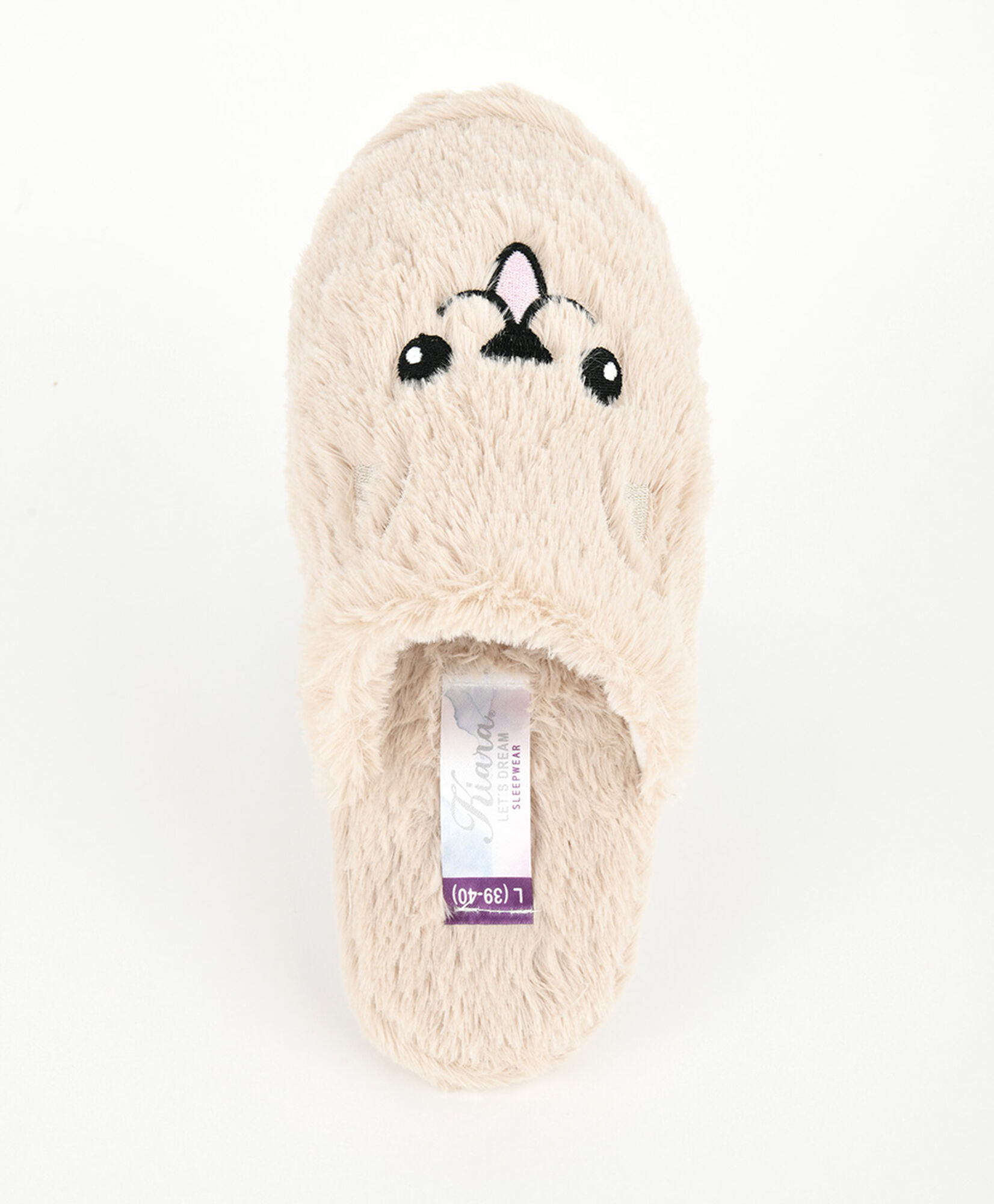 Pantufla mujer perrito pelitos Pantufla mujer perrito pelitos