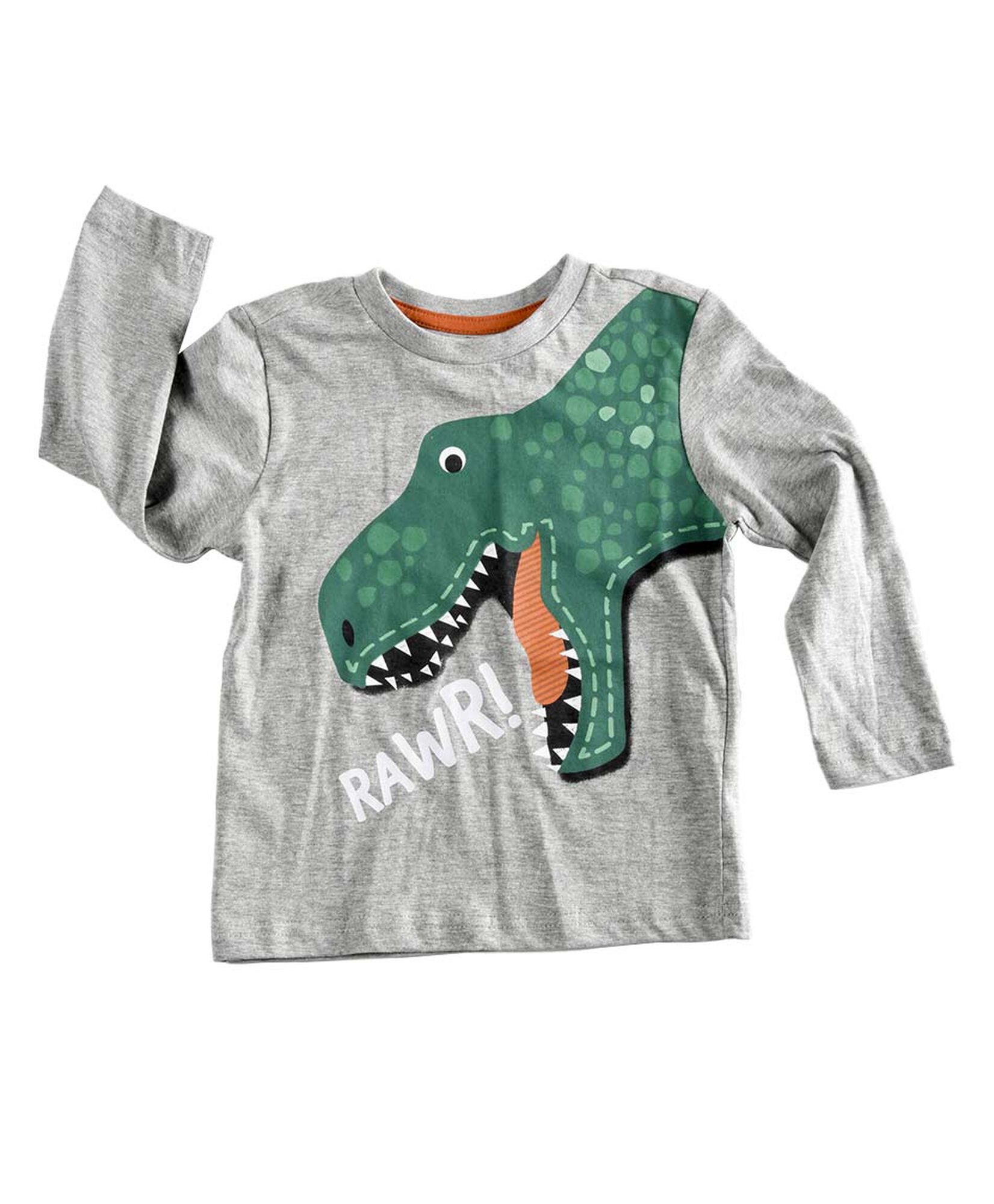 Polera bebé dinosaurio manga larga Polera bebé dinosaurio manga larga