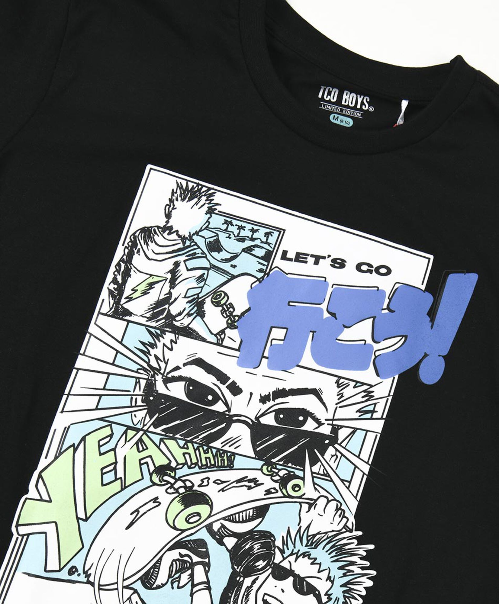 Polera niño animé bicolor Polera niño animé bicolor