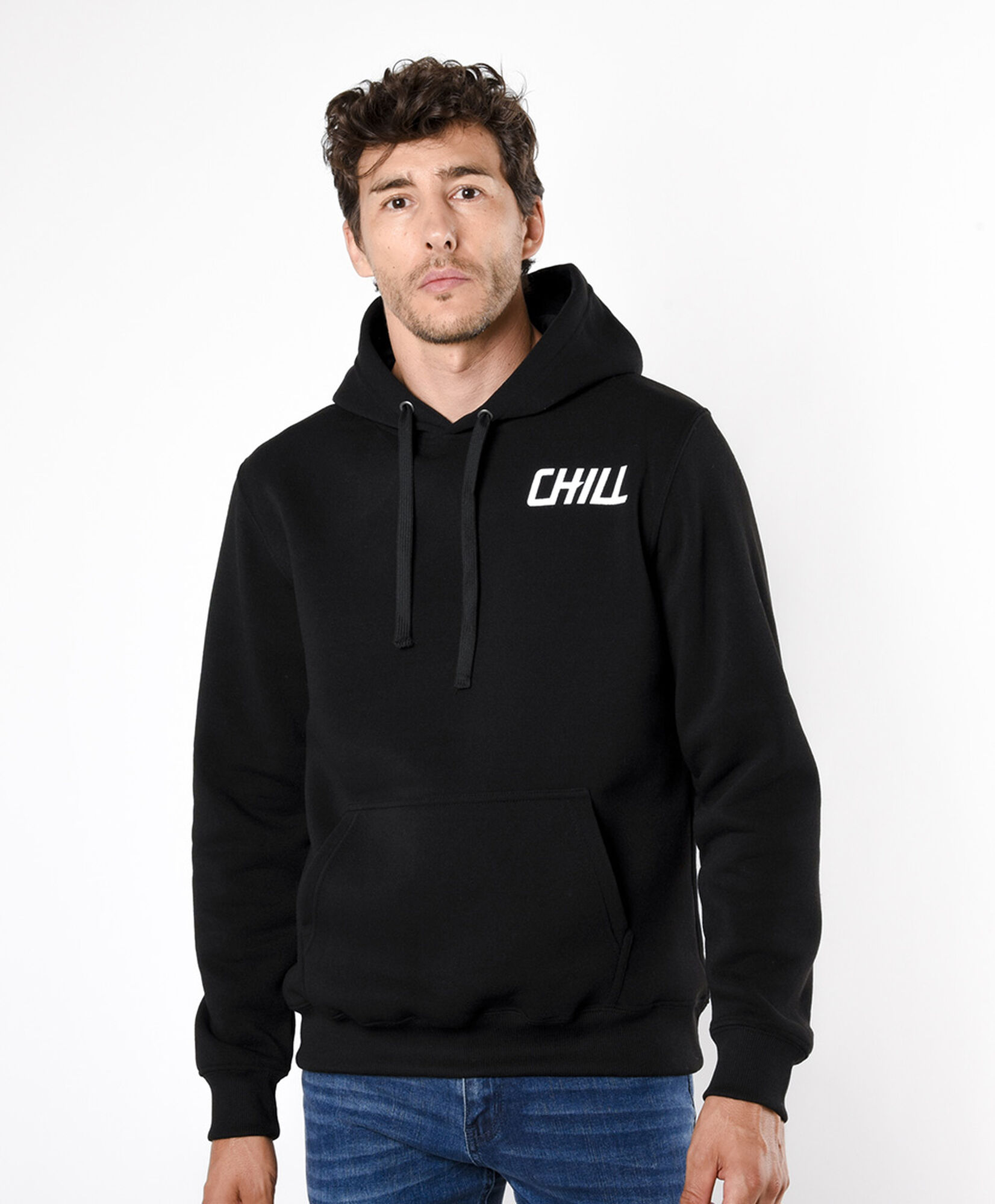 Polerón hombre doble estampado Polerón hombre doble estampado