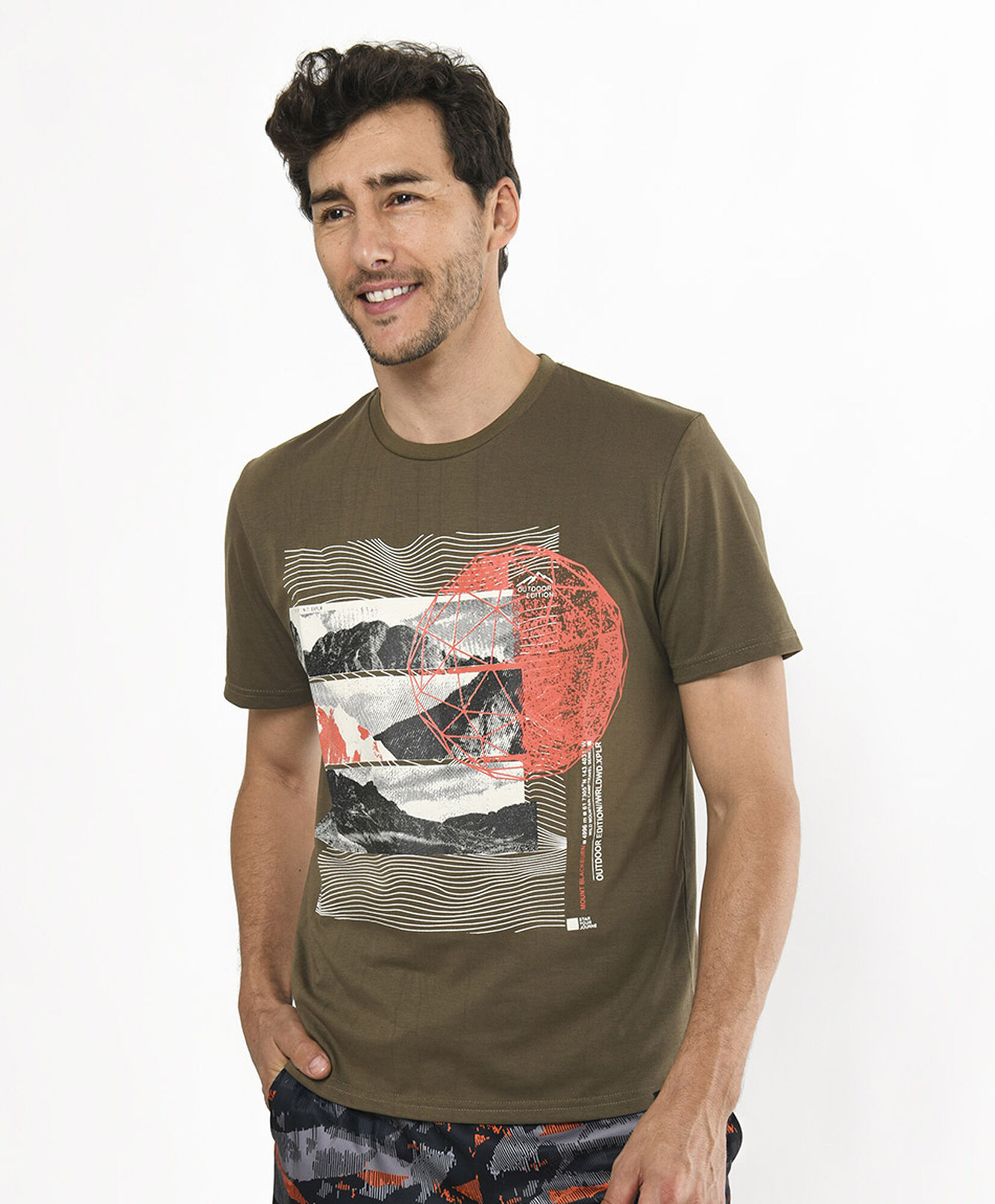 Polera deportiva hombre montañas Polera deportiva hombre montañas