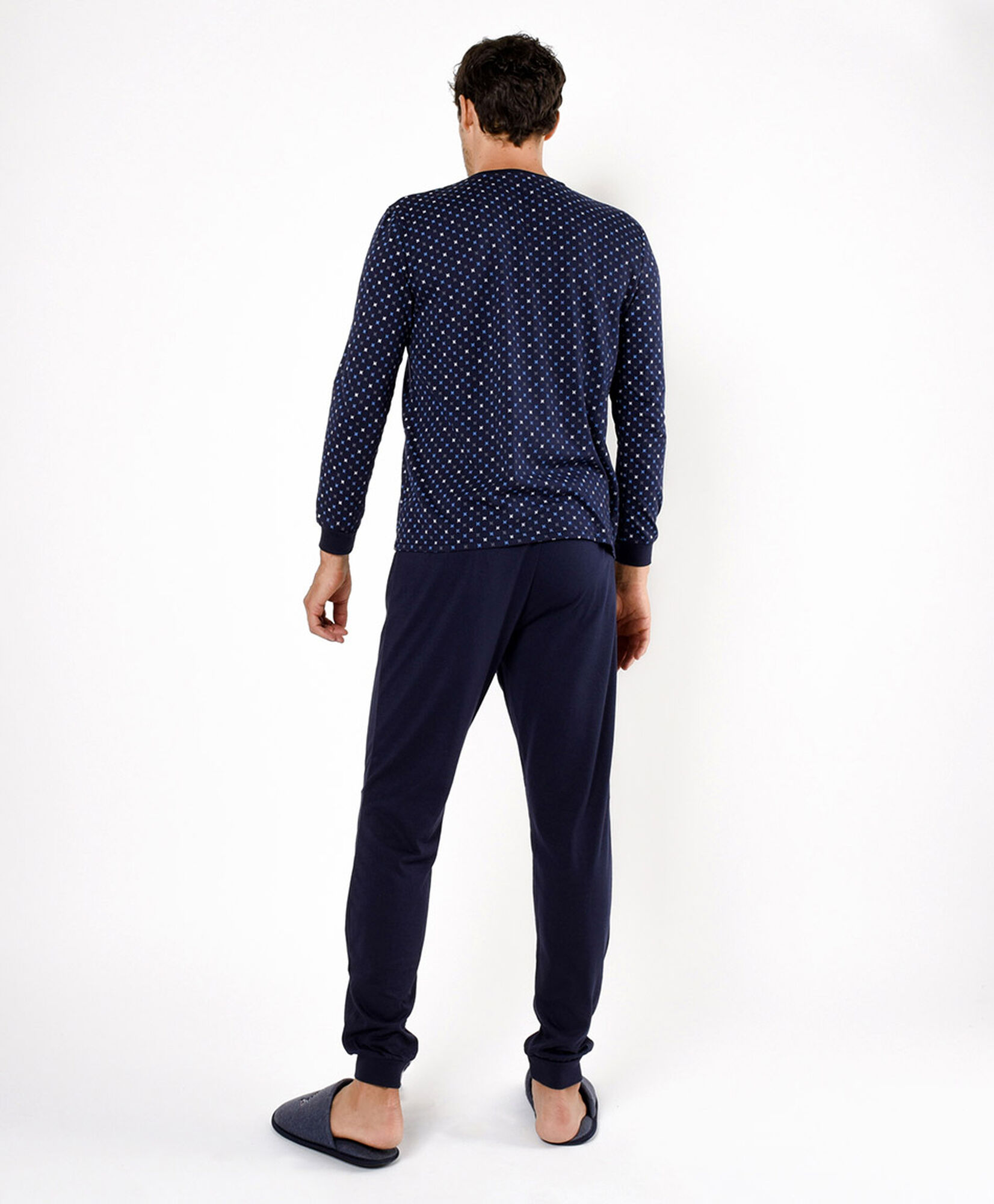Pijama hombre cruces bolsillo Pijama hombre cruces bolsillo
