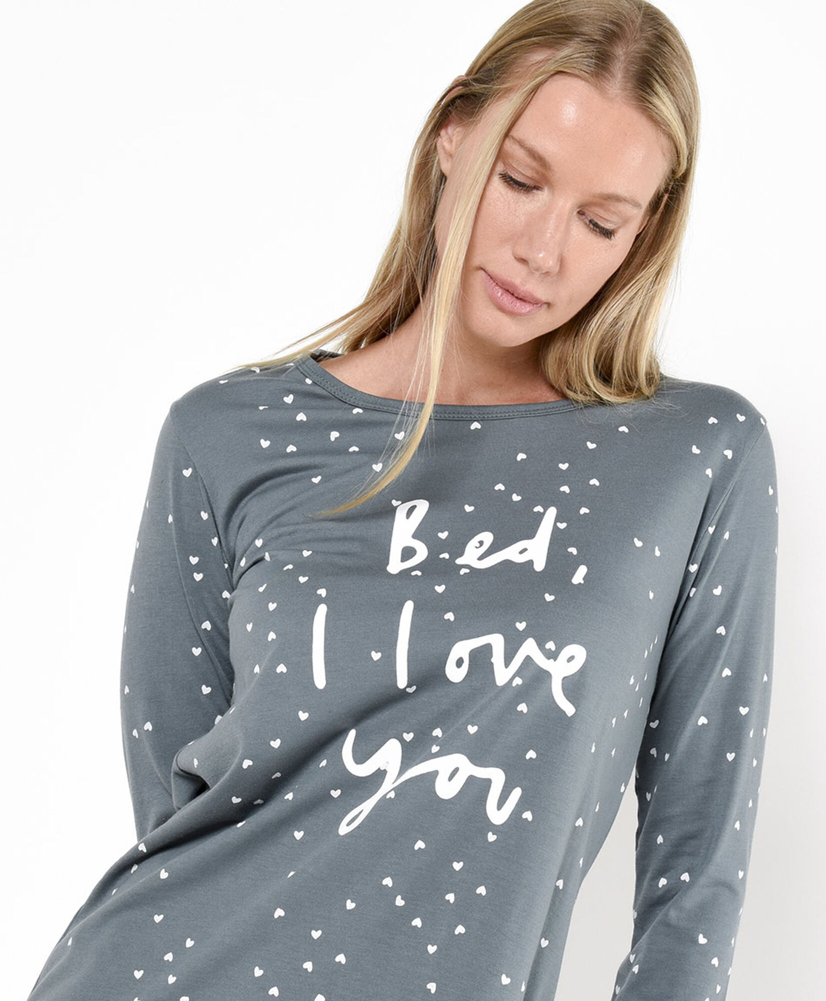 Camisola mujer frase corazones Camisola mujer frase corazones