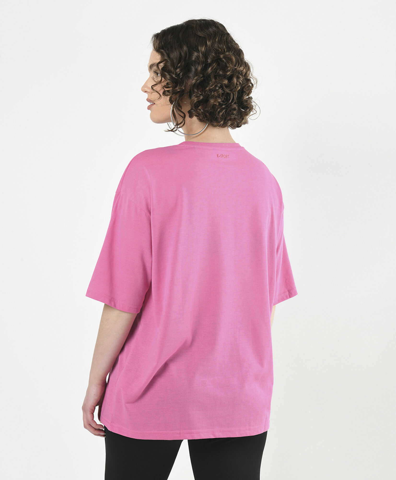 Polera deportiva mujer brooklyn oversize Polera deportiva mujer brooklyn oversize