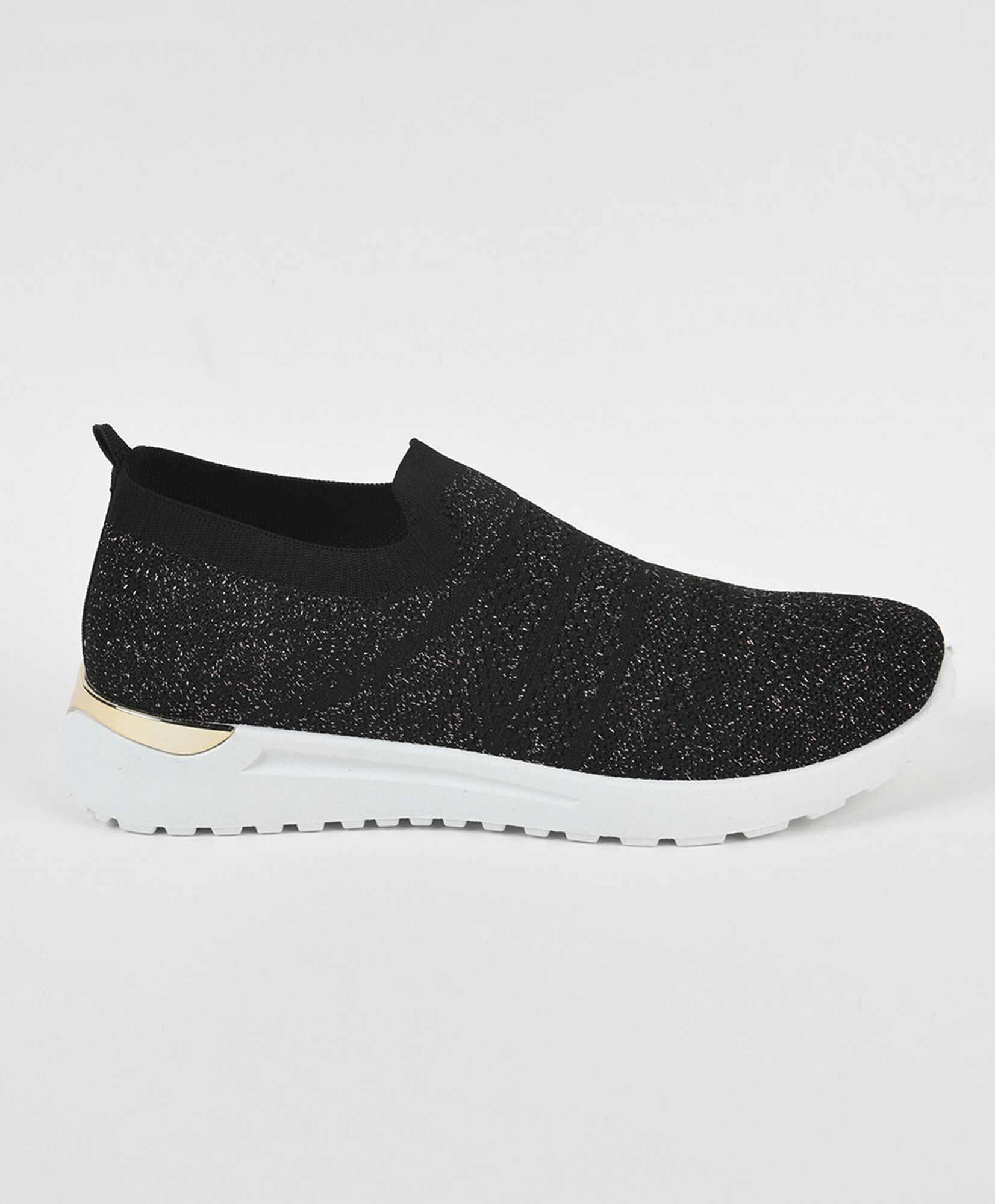 Zapatilla mujer elasticada brillos Zapatilla mujer elasticada brillos