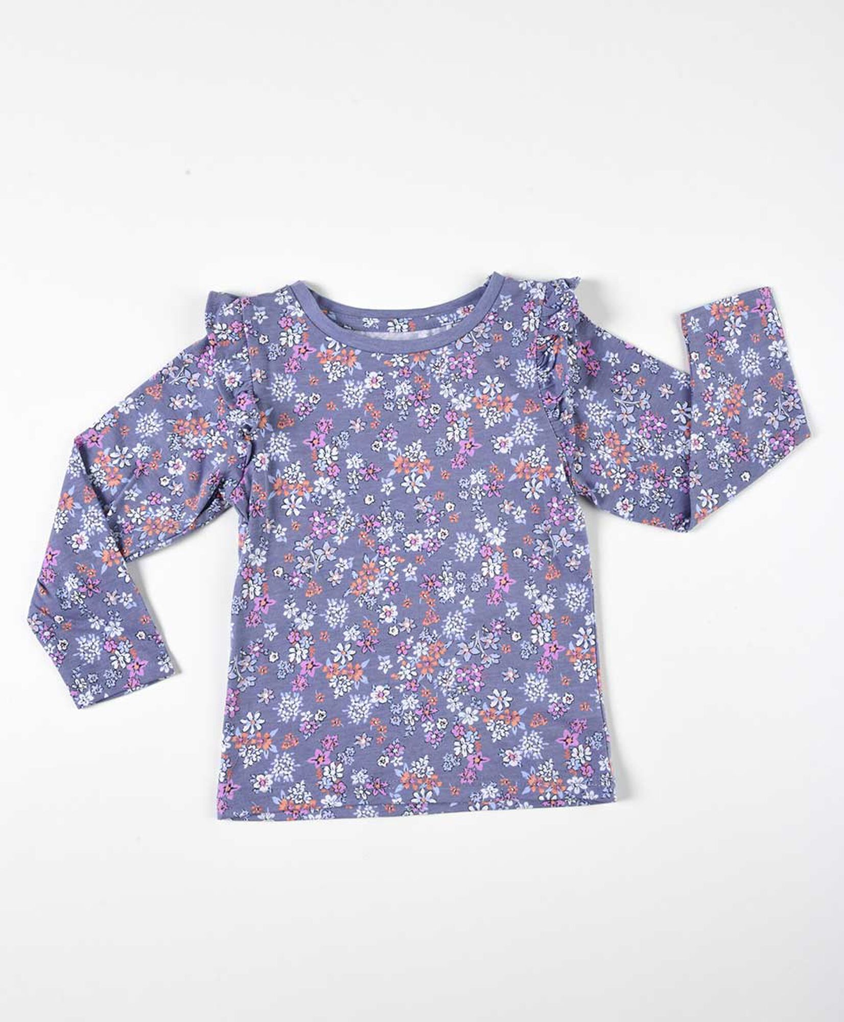 Polera bebé floreada vuelos Polera bebé floreada vuelos