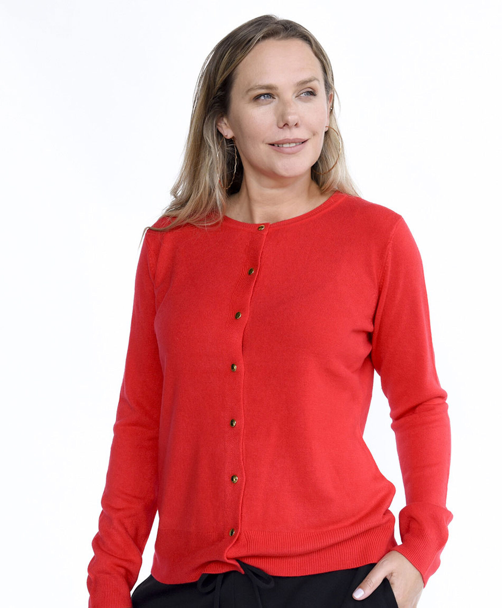 Cardigan mujer básico botones colores Cardigan mujer básico botones colores